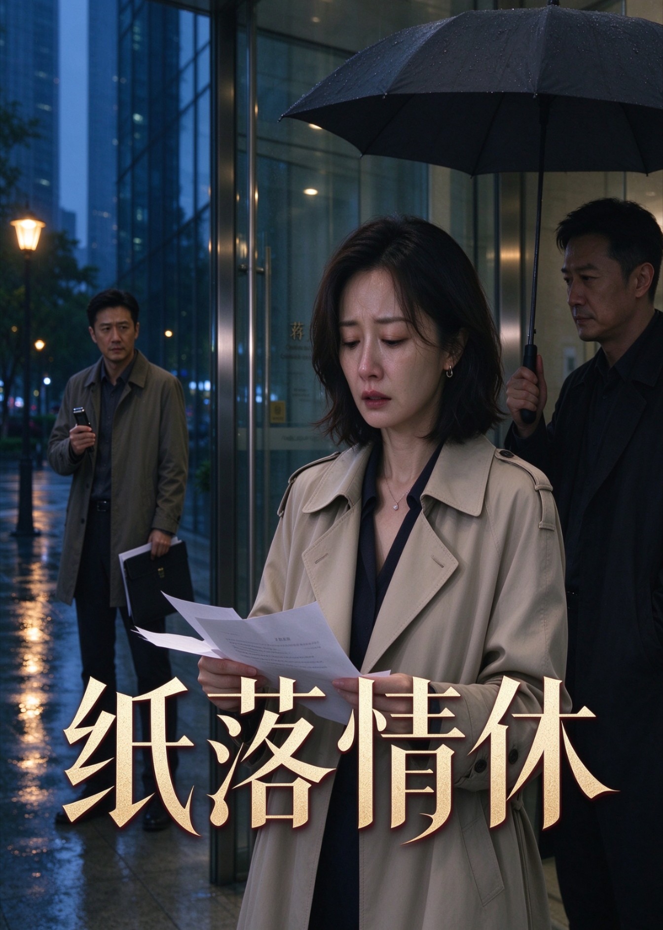 纸落情休封面图