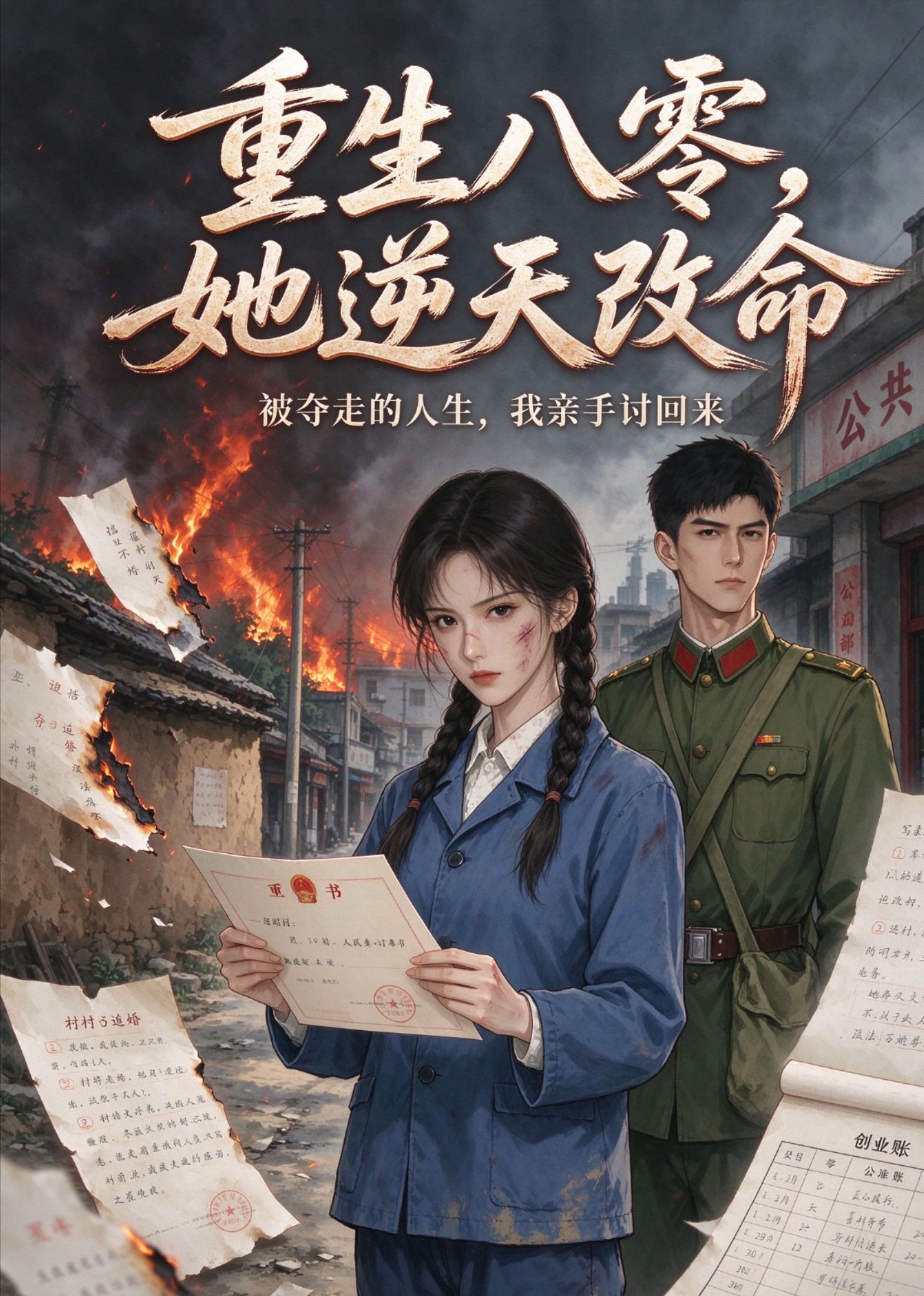 重生八零，她逆天改命封面图