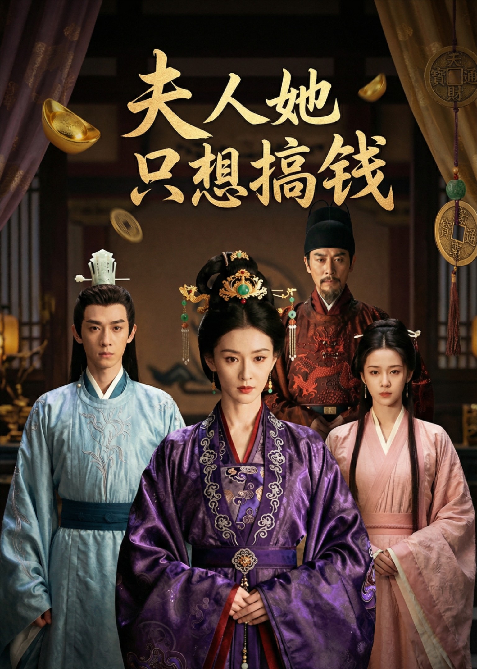 夫人她只想搞钱封面图