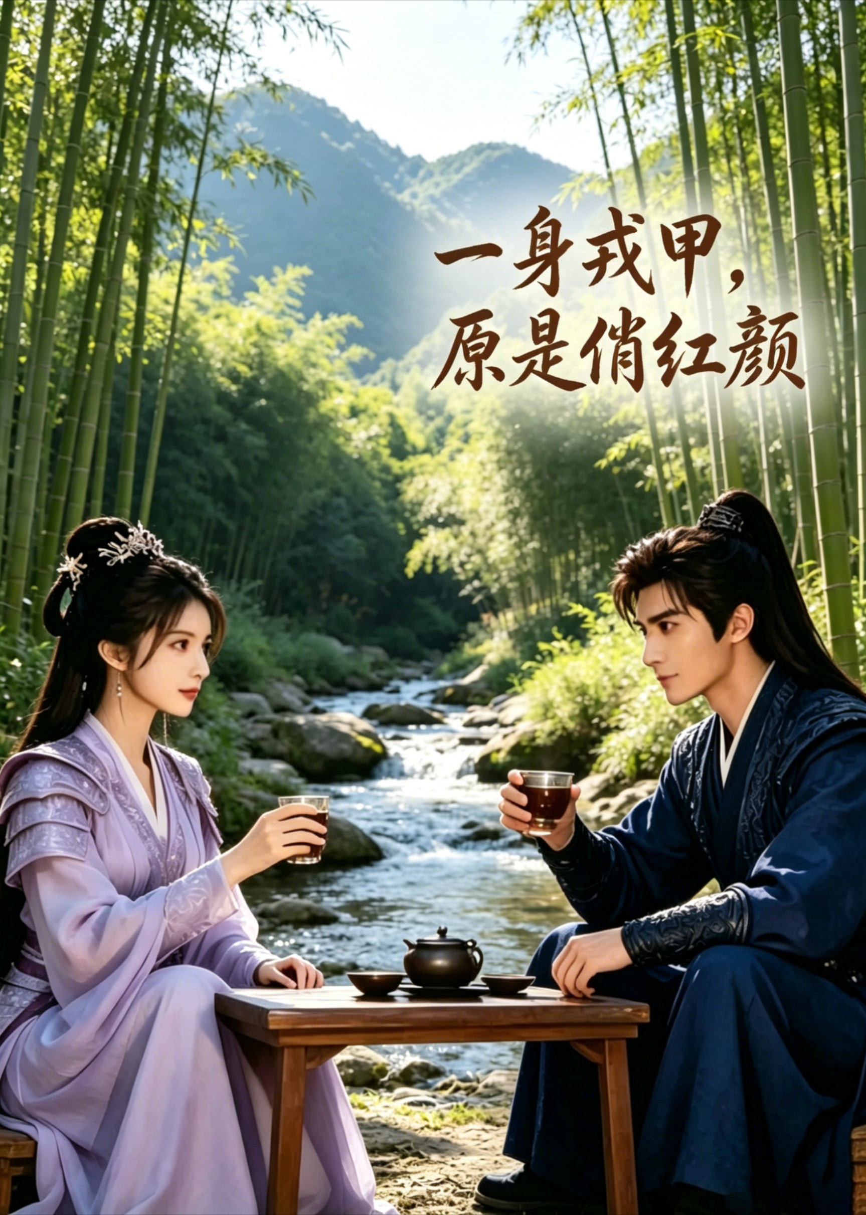 一身戎甲，原是俏红颜