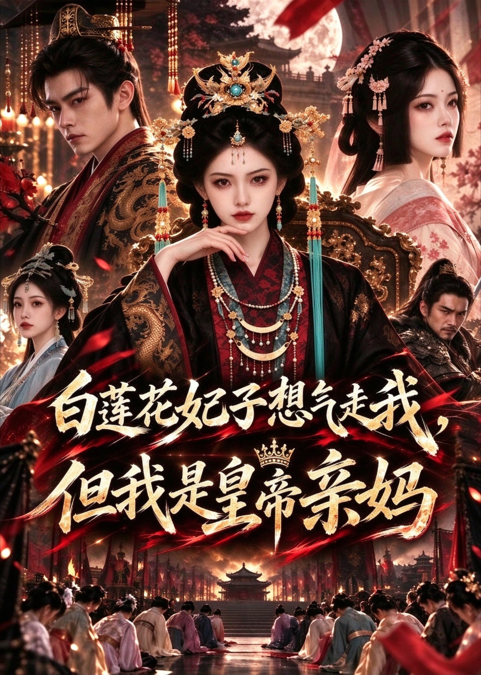 白莲花妃子想气走我，但我是皇帝亲妈封面图