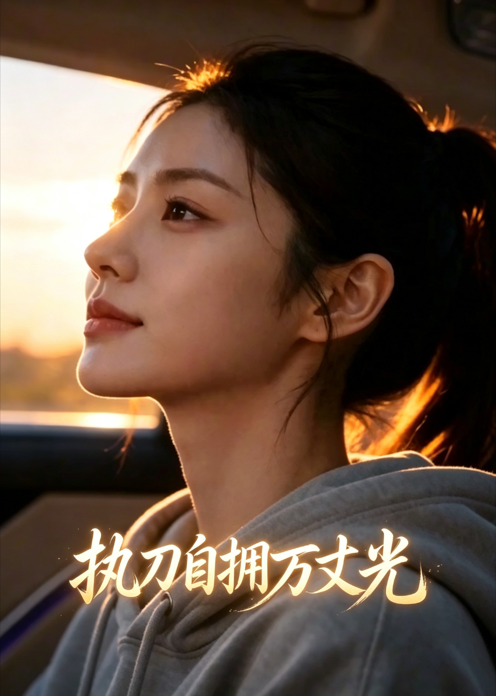 执刀自拥万丈光