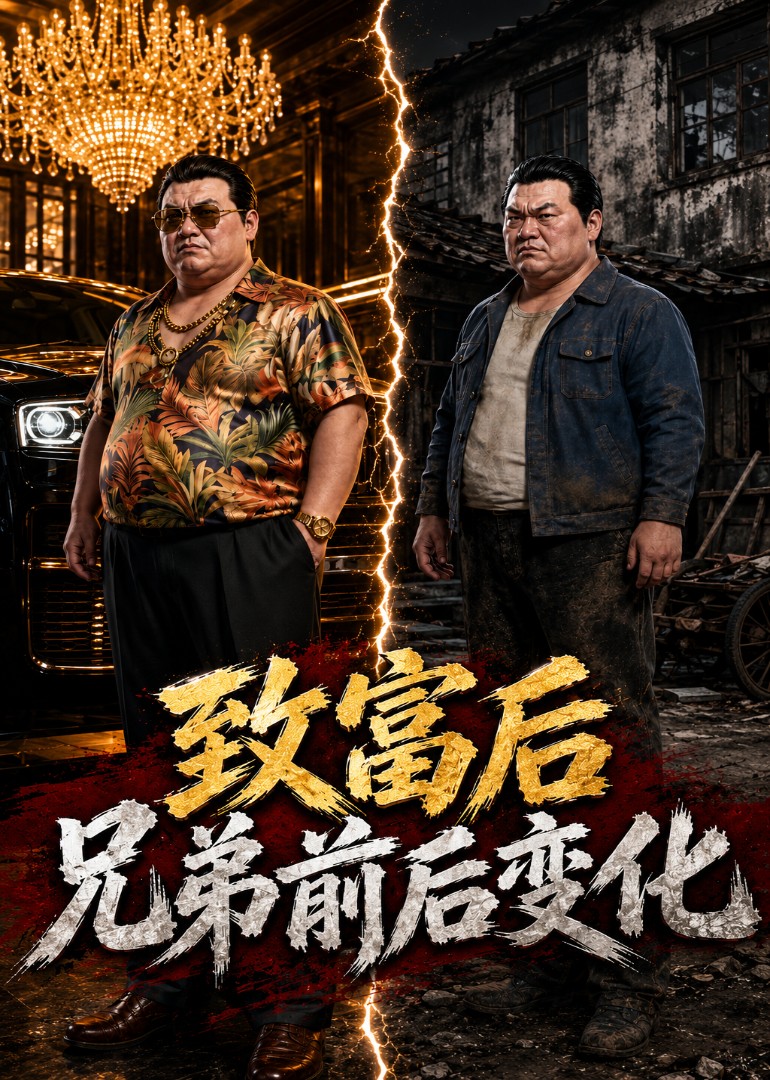 致富后兄弟前后变化