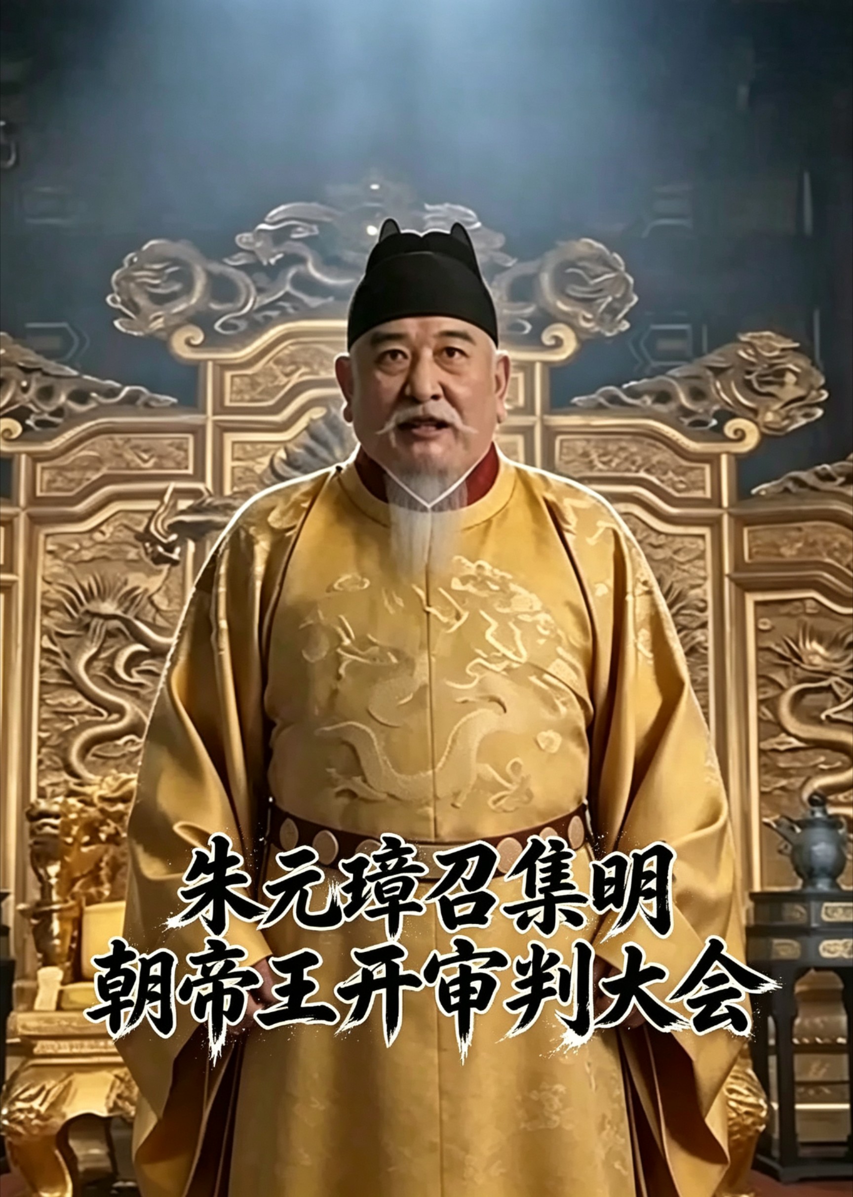 朱元璋召集明朝帝王开审判大会