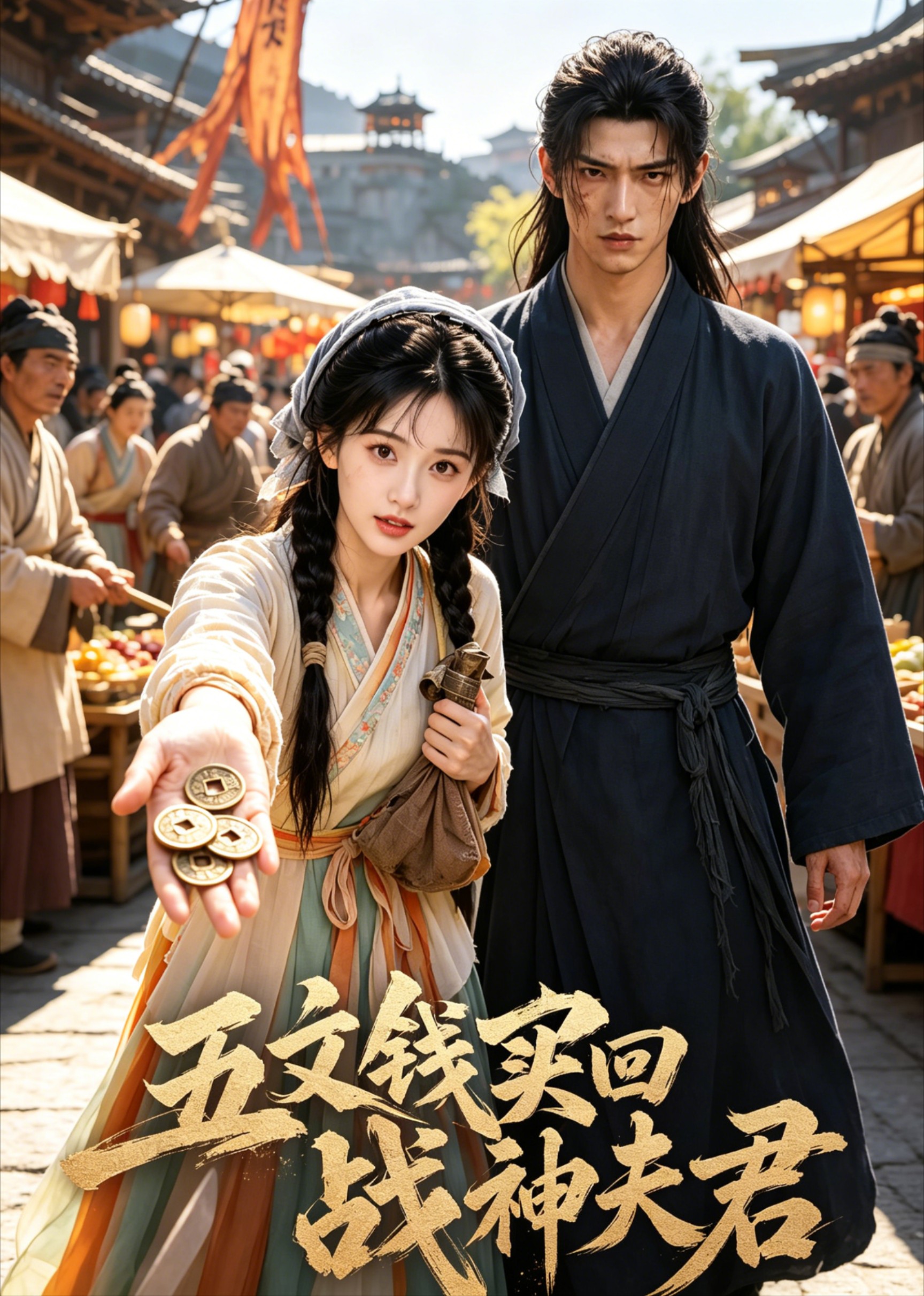 五文钱买回战神夫君