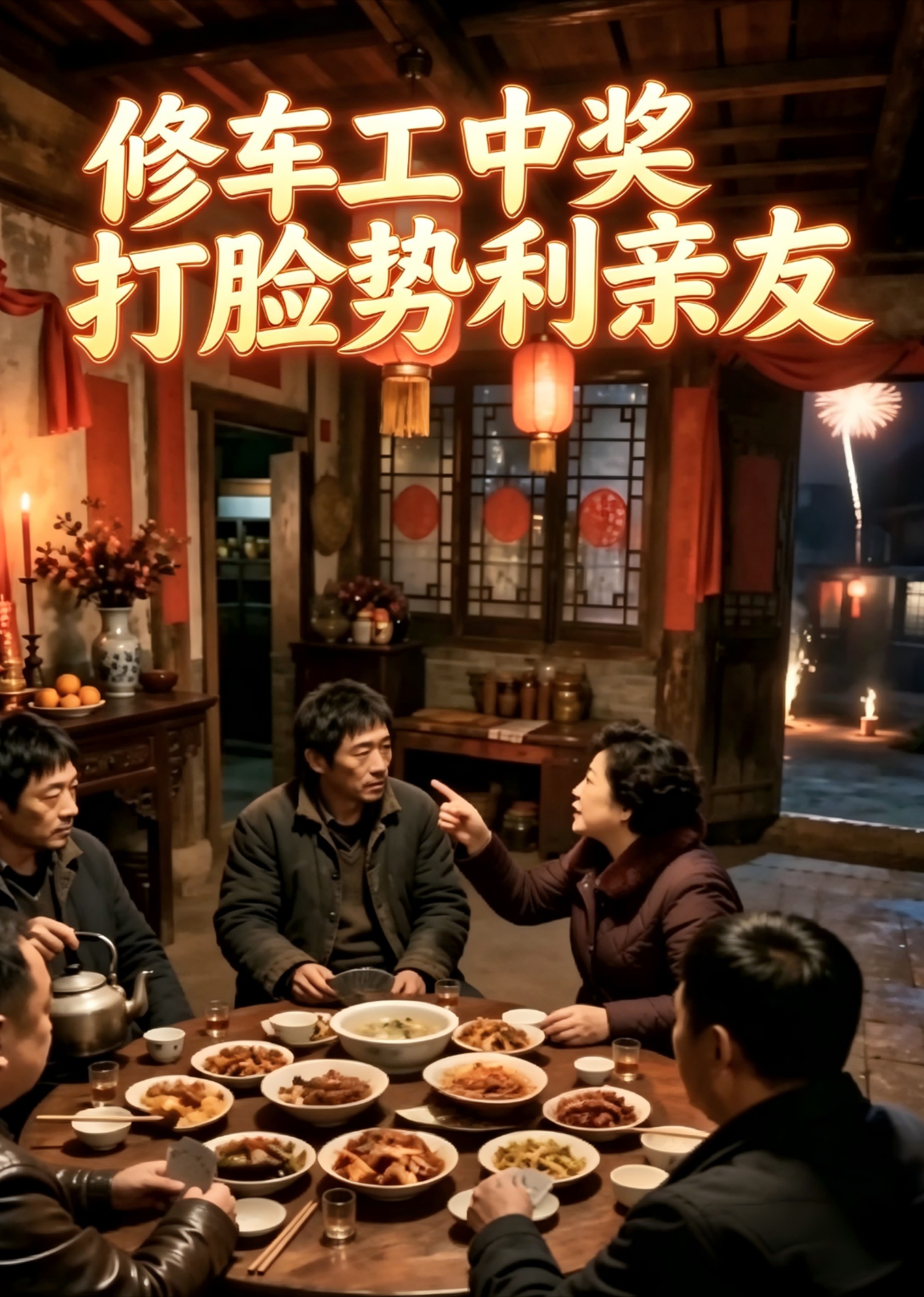 修车工中奖打脸势利亲友