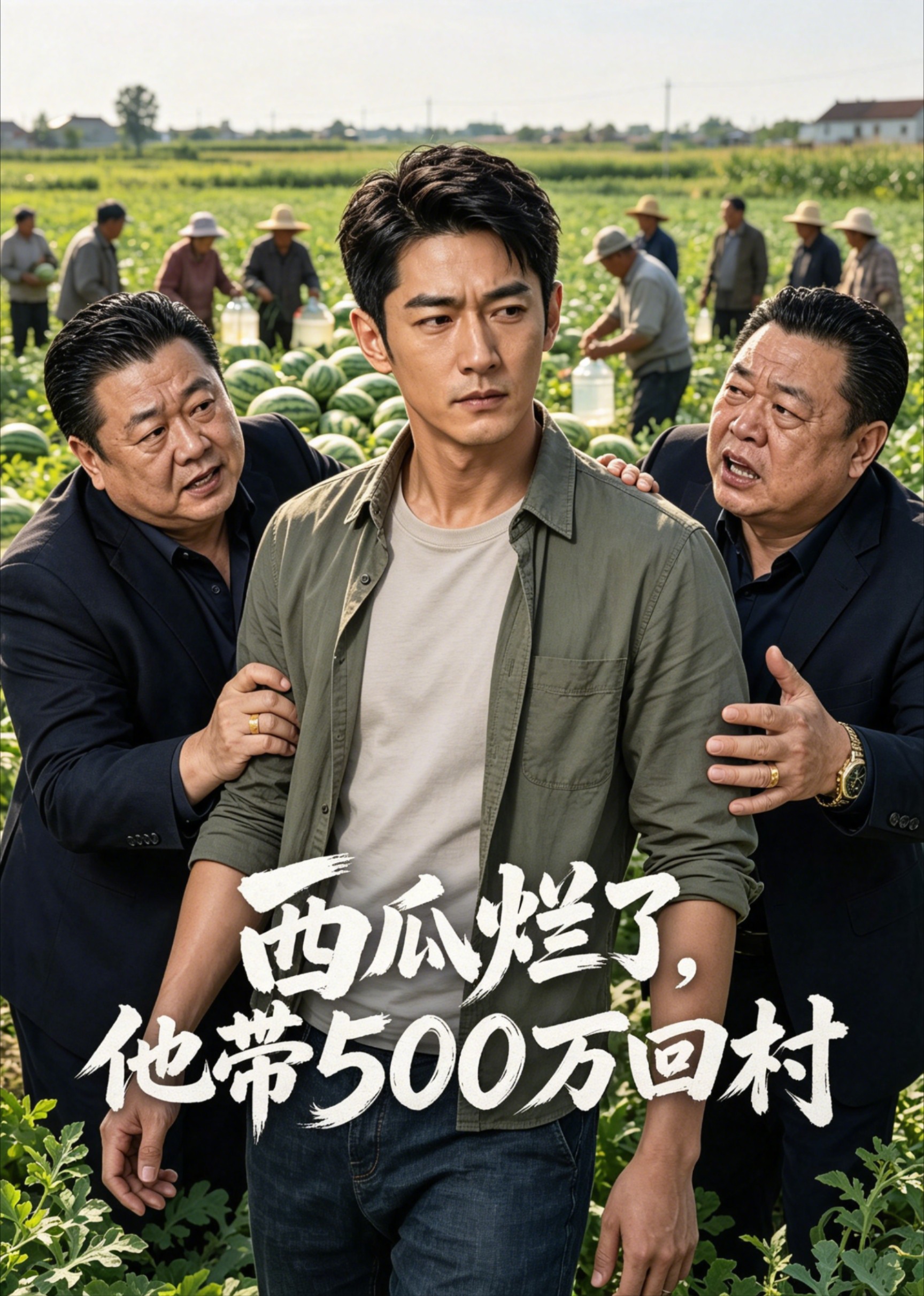 西瓜烂了，他带500万回村
