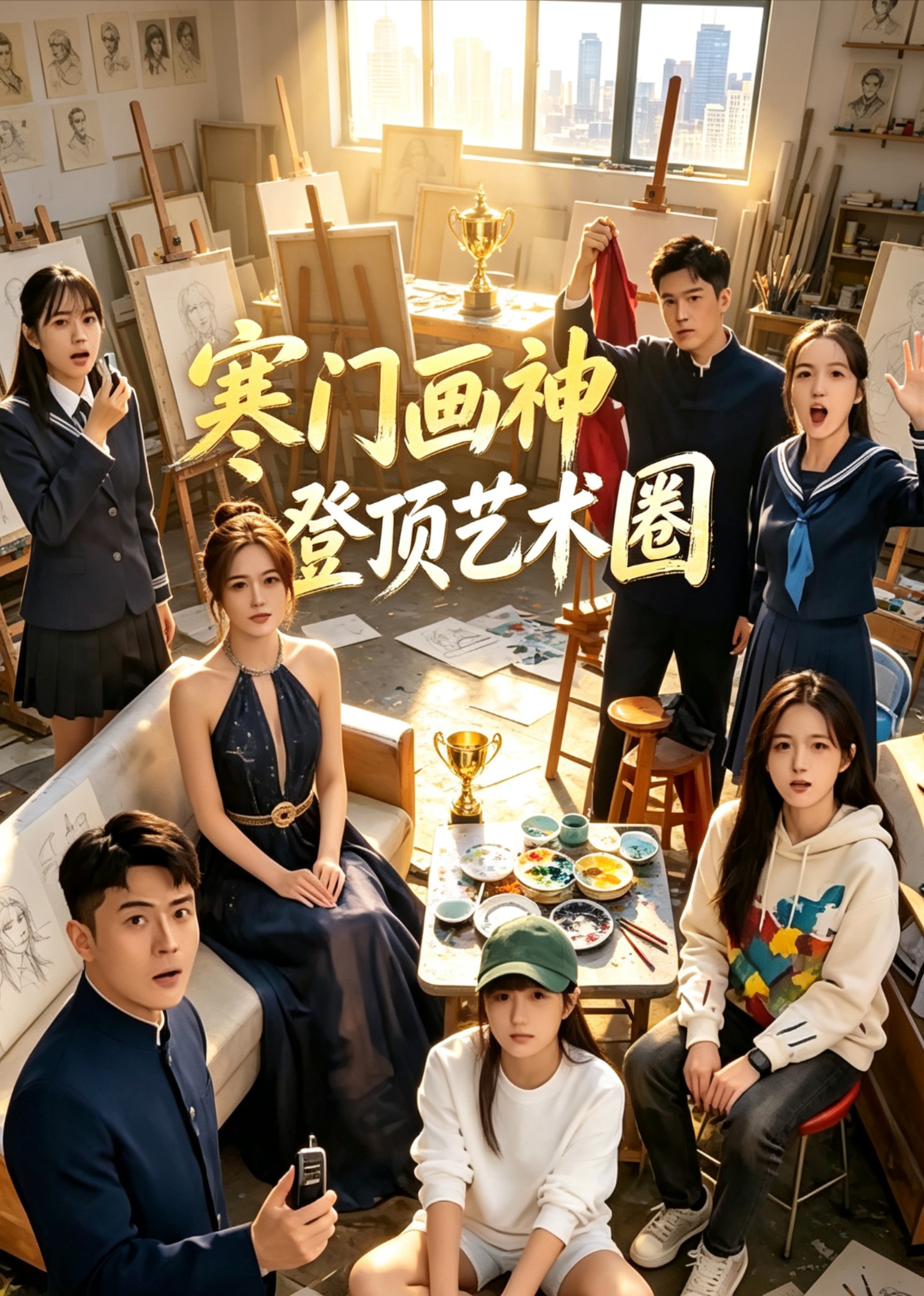 寒门画神登顶艺术圈