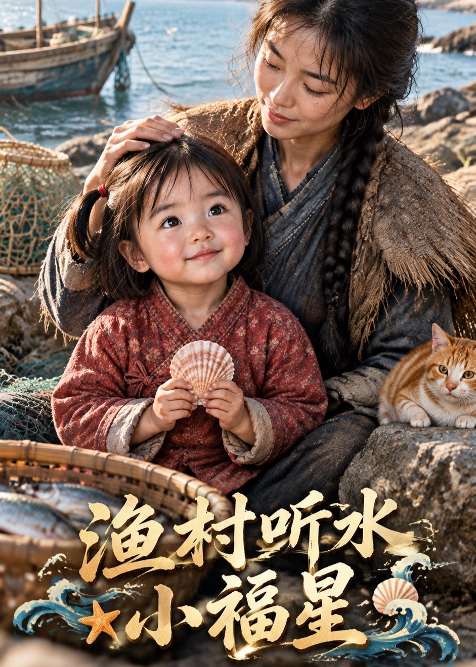 渔村听水小福星