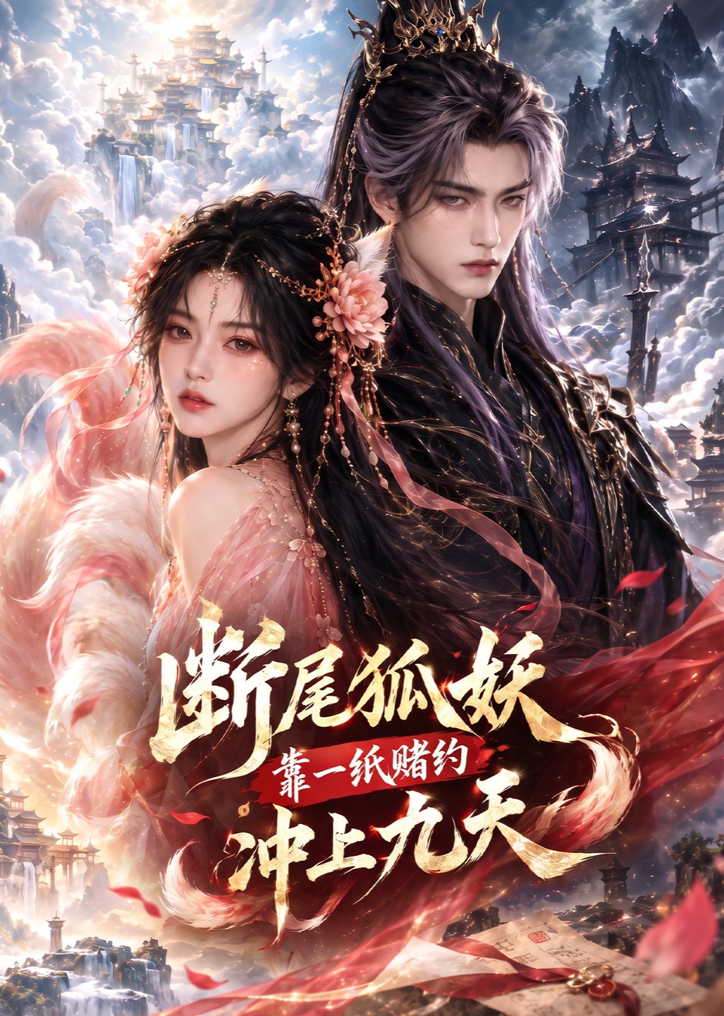 断尾狐妖靠一纸赌约冲上九天封面图