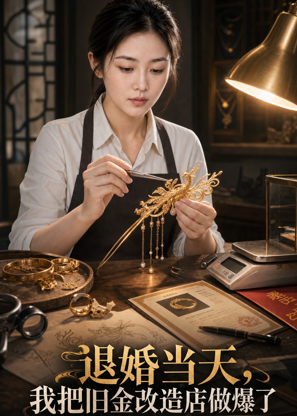 退婚当天，我把旧金改造店做爆了