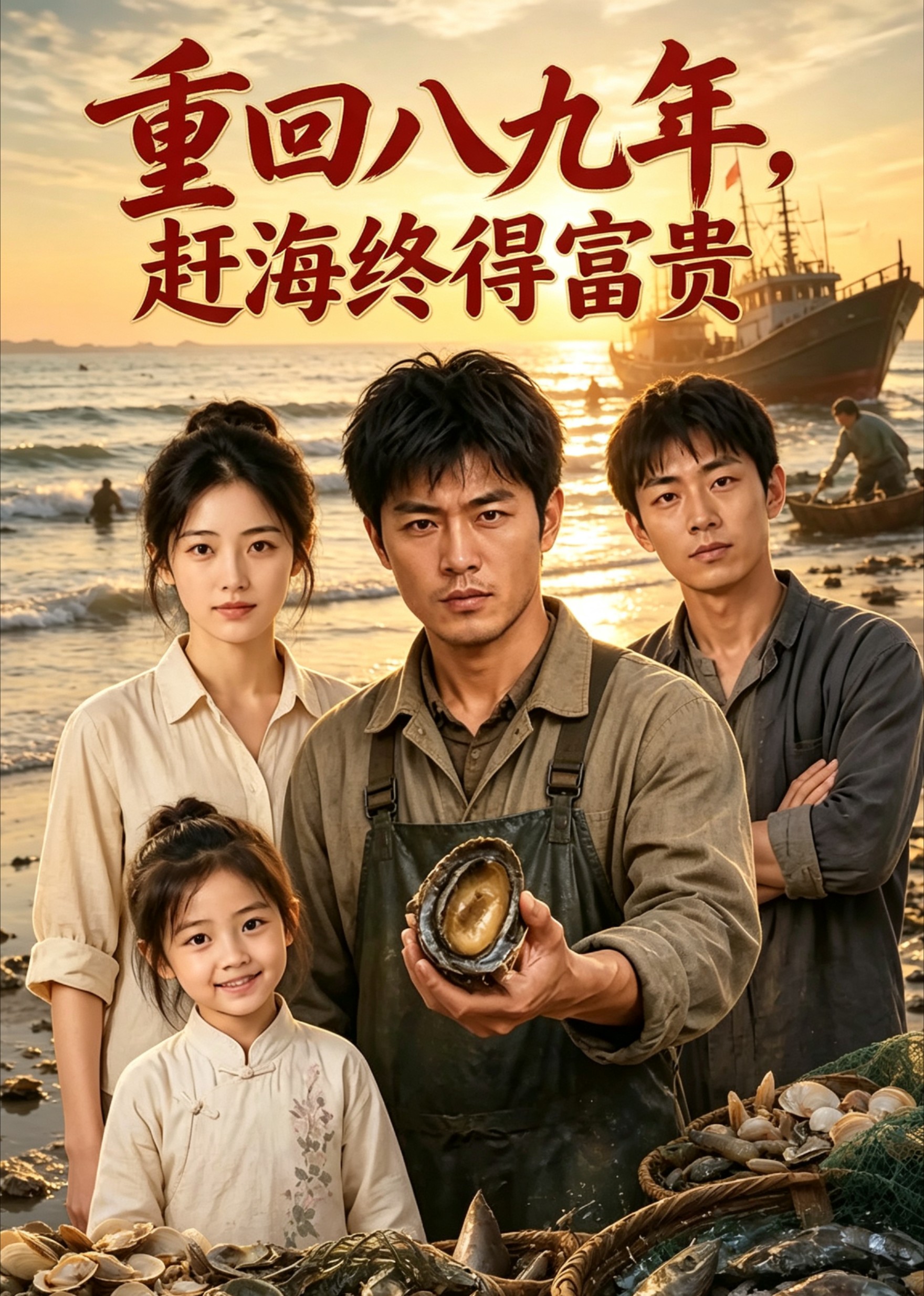 重回八九年，赶海终得富贵