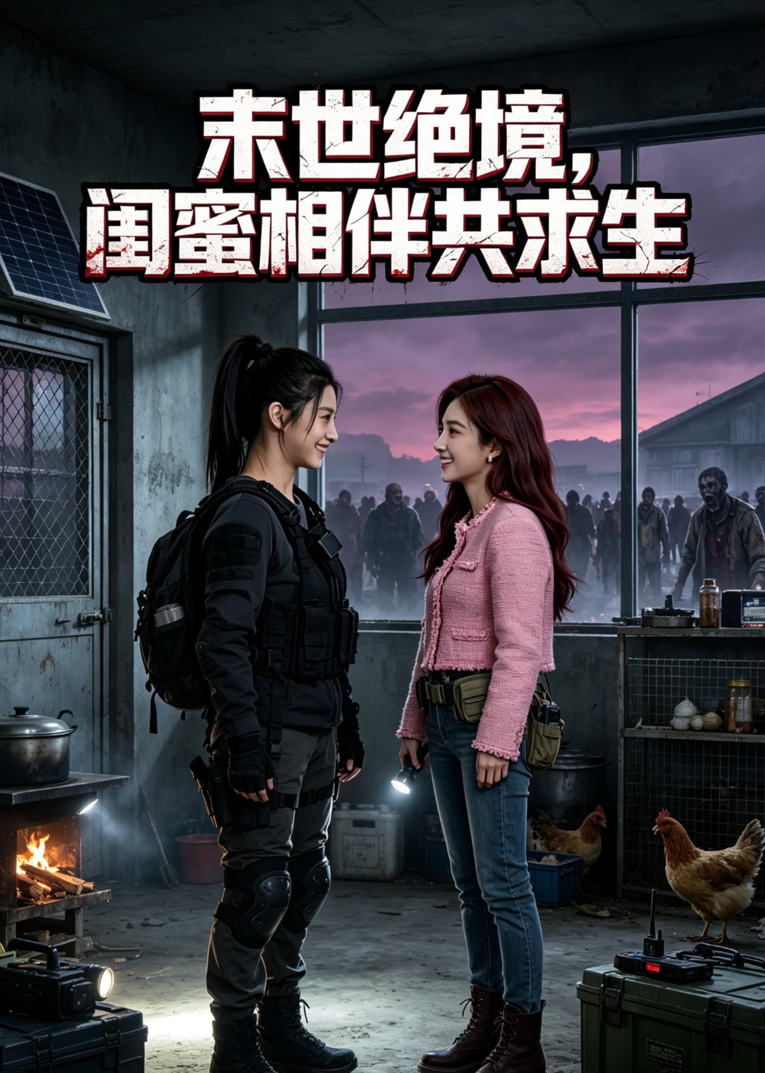 末世绝境，闺蜜相伴共求生封面图