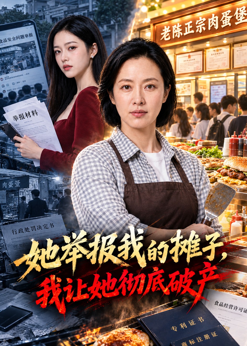她举报我的摊子，我让她彻底破产封面图