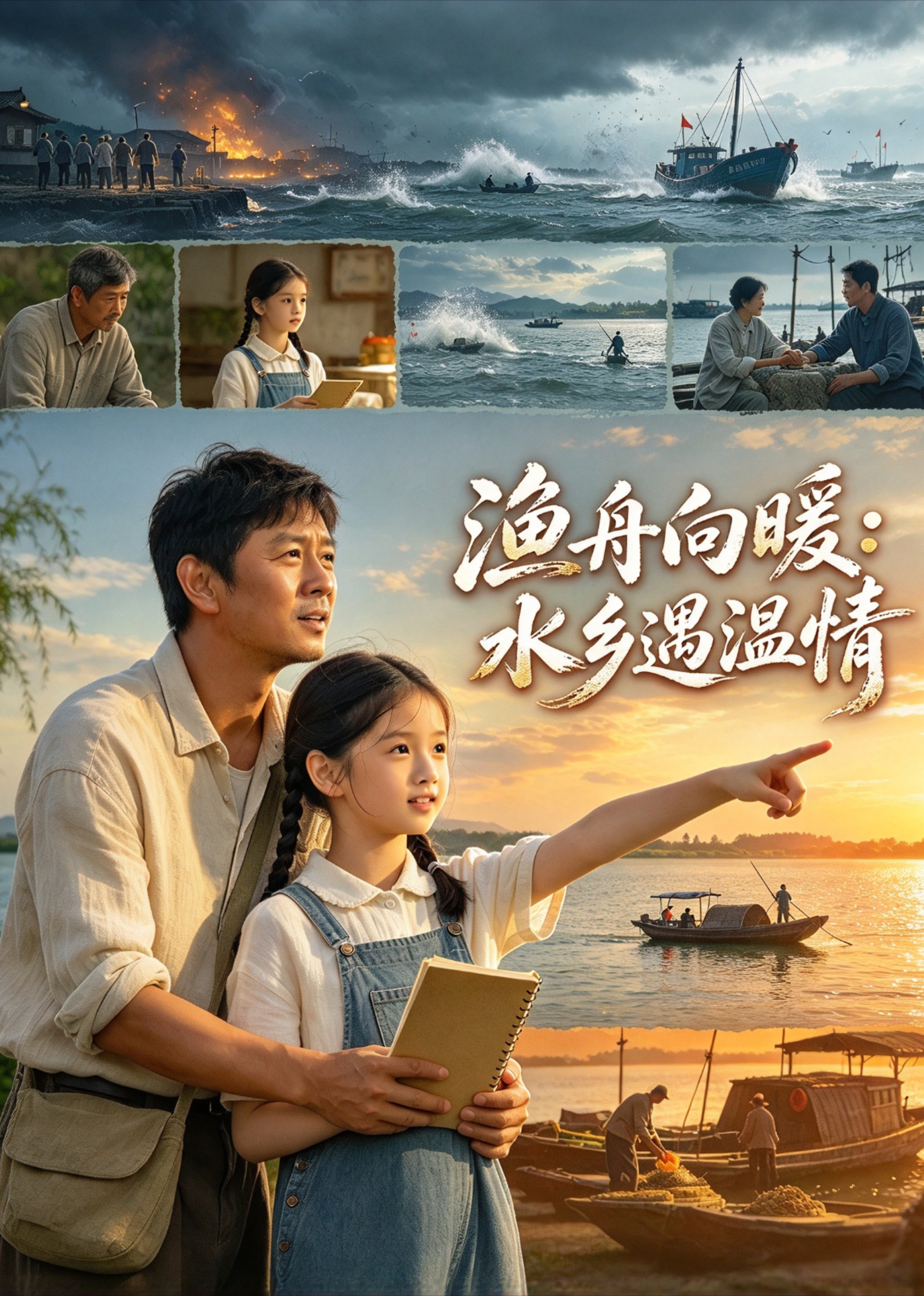 渔舟向暖：水乡遇温情封面图