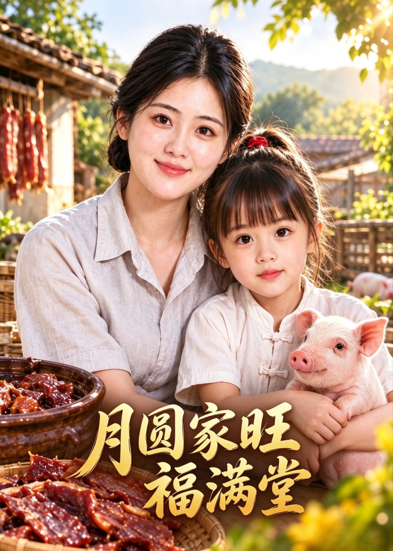 月圆家旺福满堂封面图