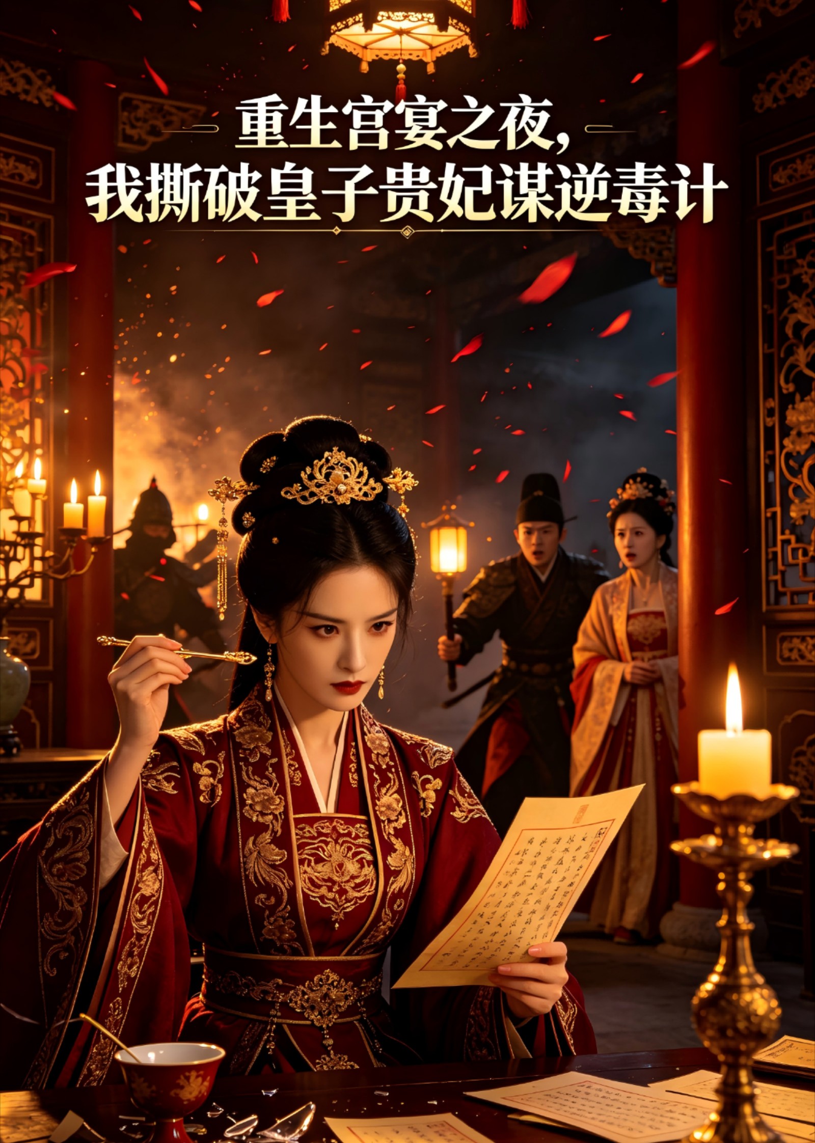 重生宫宴之夜，我撕破皇子贵妃谋逆毒计