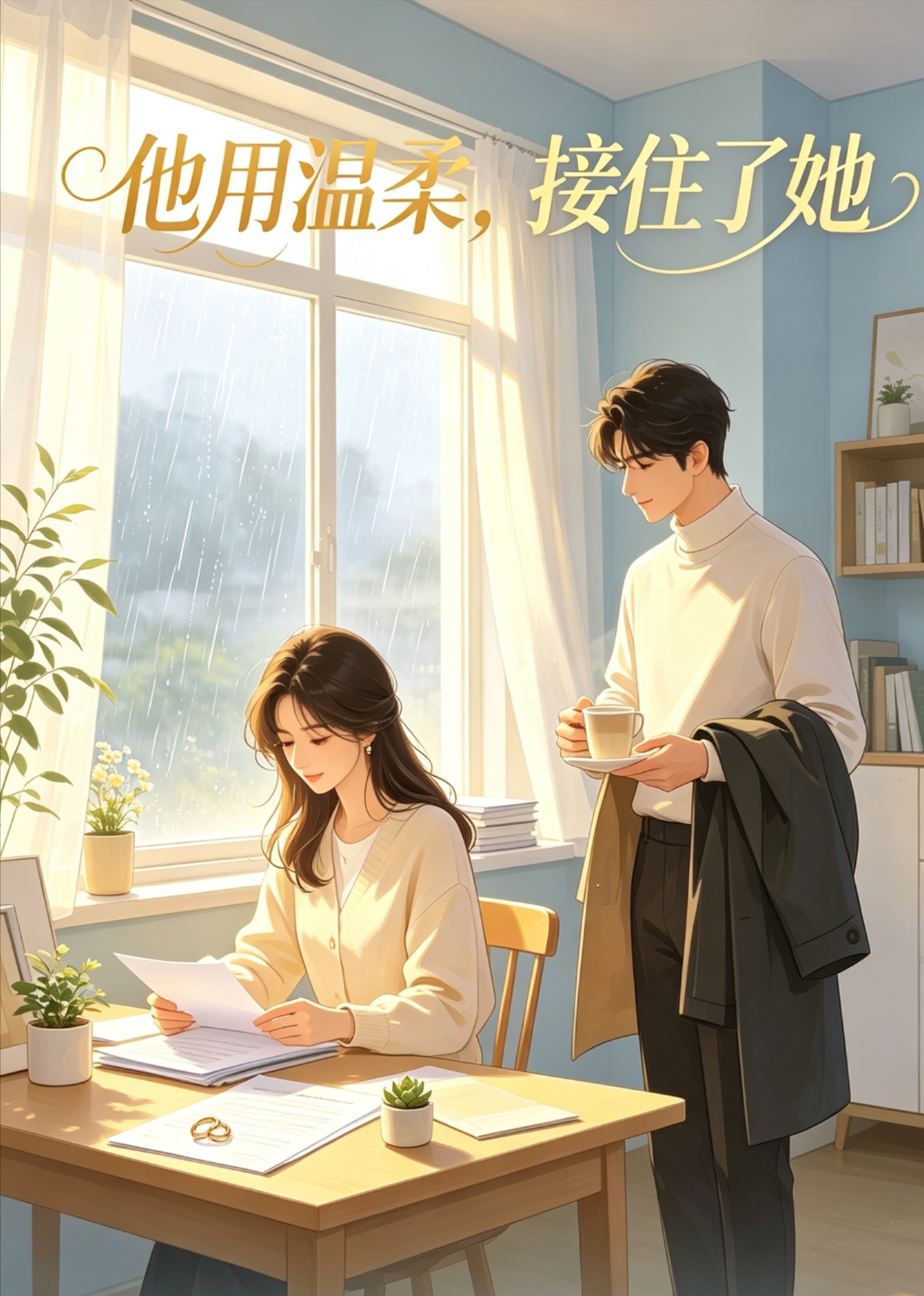 他用温柔，接住了她