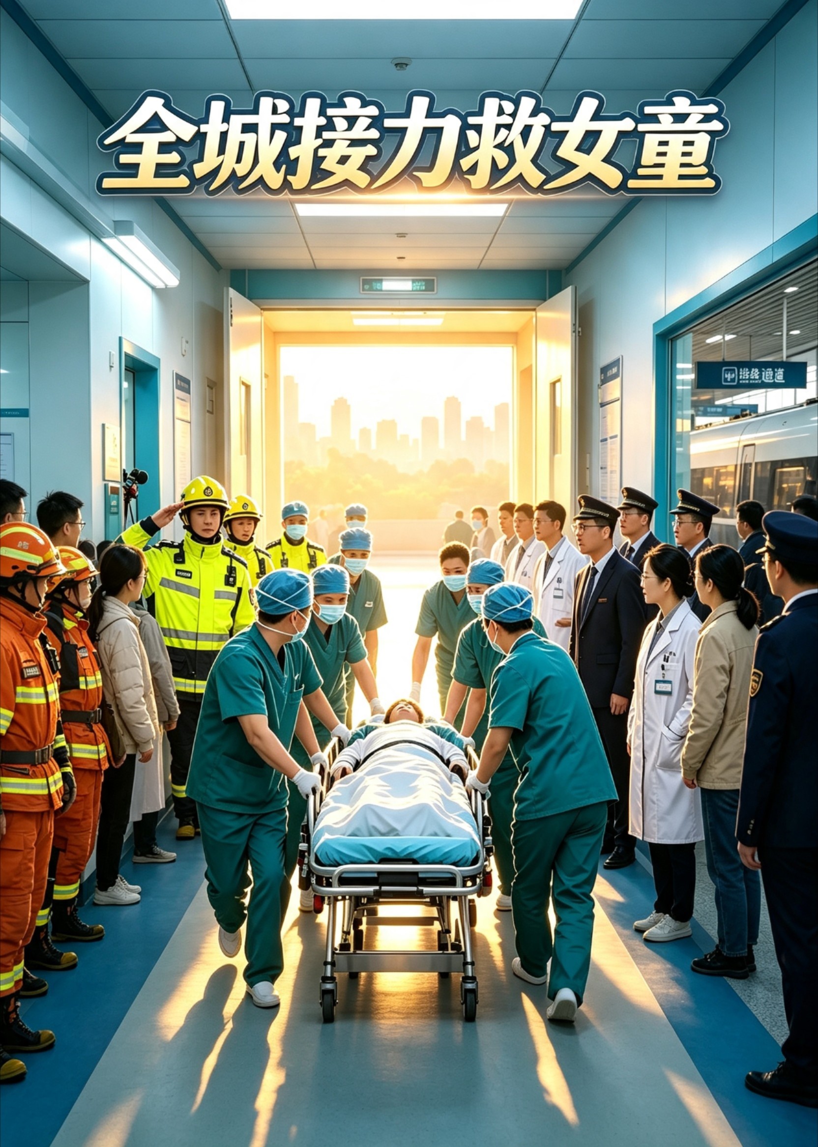 全城接力救女童