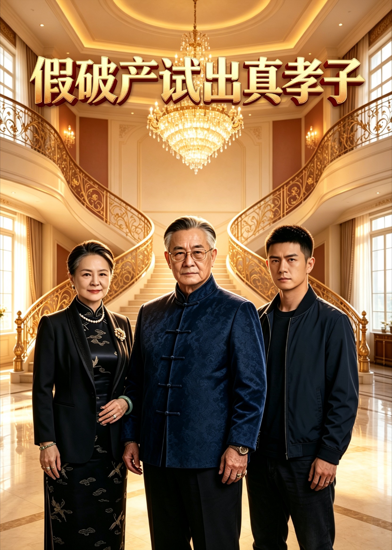 假破产试出真孝子
