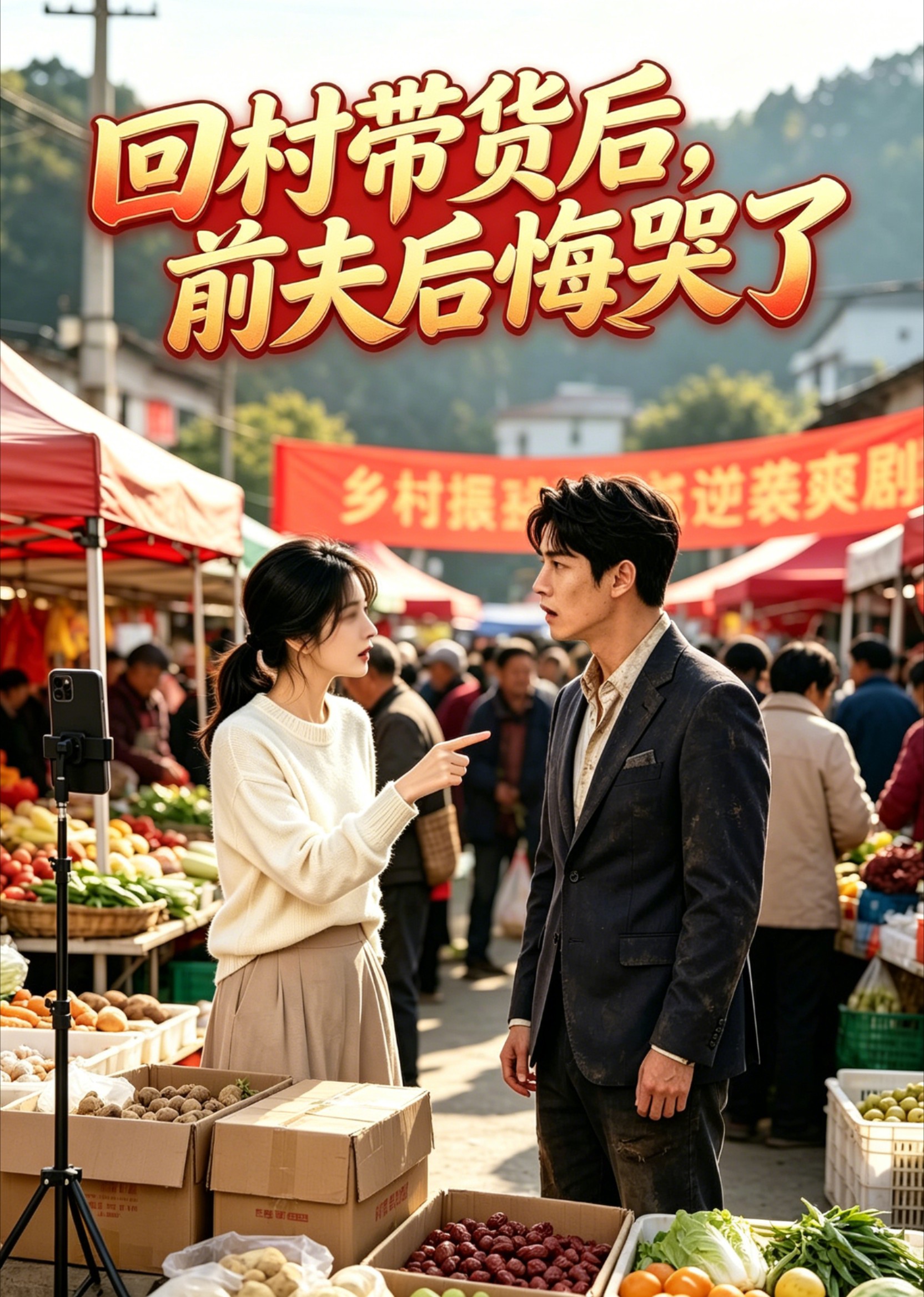 回村带货，前夫后悔哭了