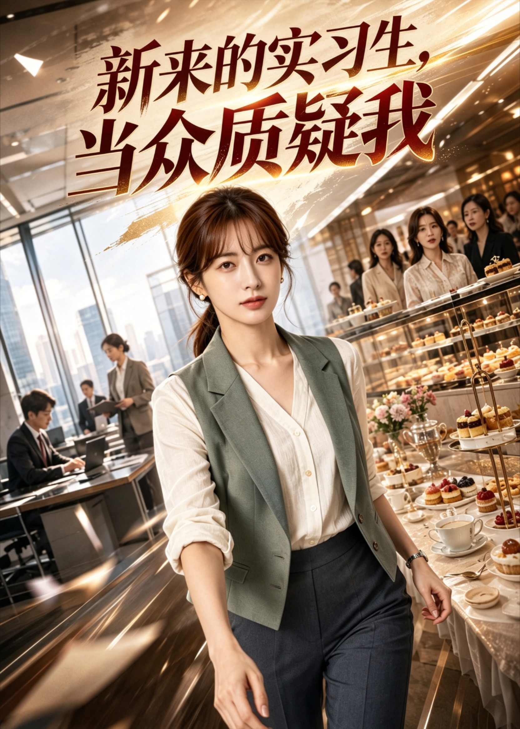 新来的实习生，当众质疑我