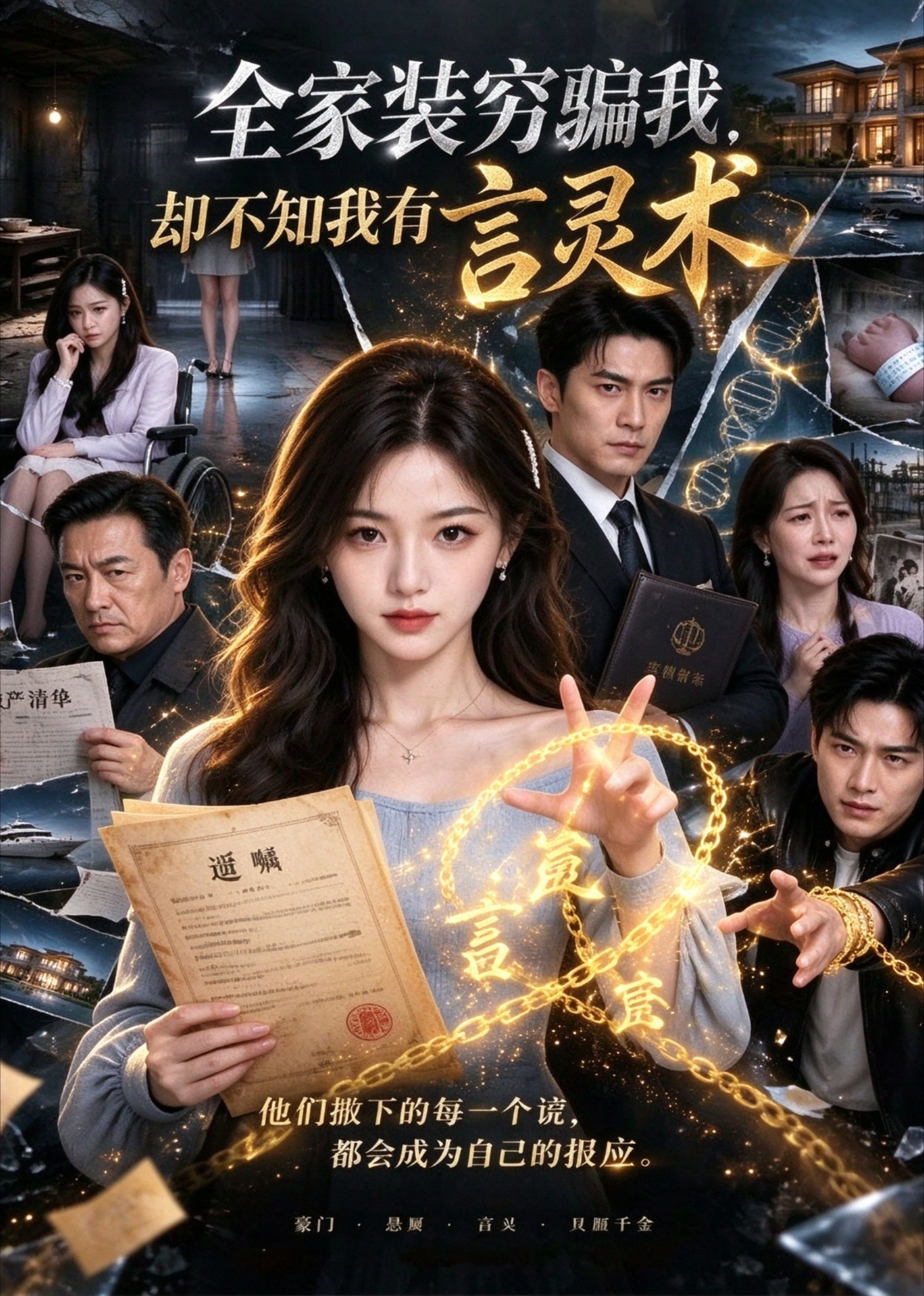 全家装穷骗我，却不知我有言灵术封面图