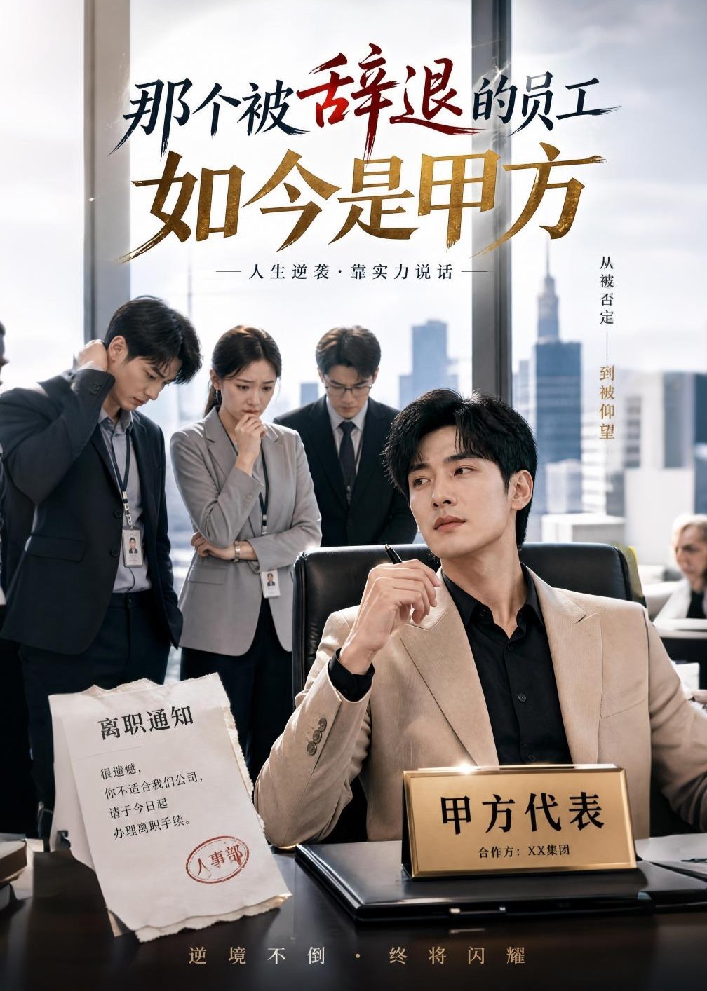 那个被辞退的员工，如今是甲方