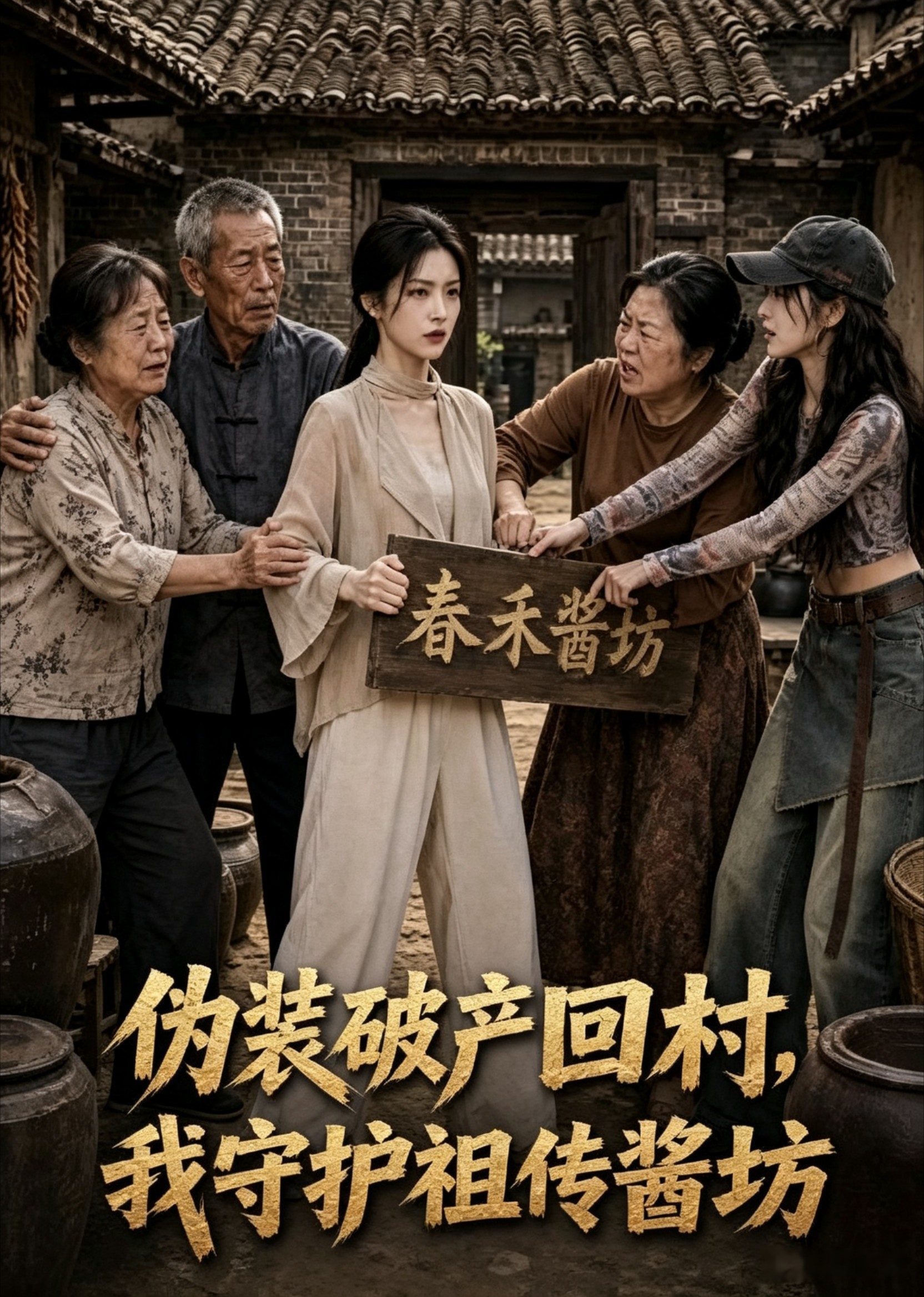 伪装破产回村，我守护祖传酱坊