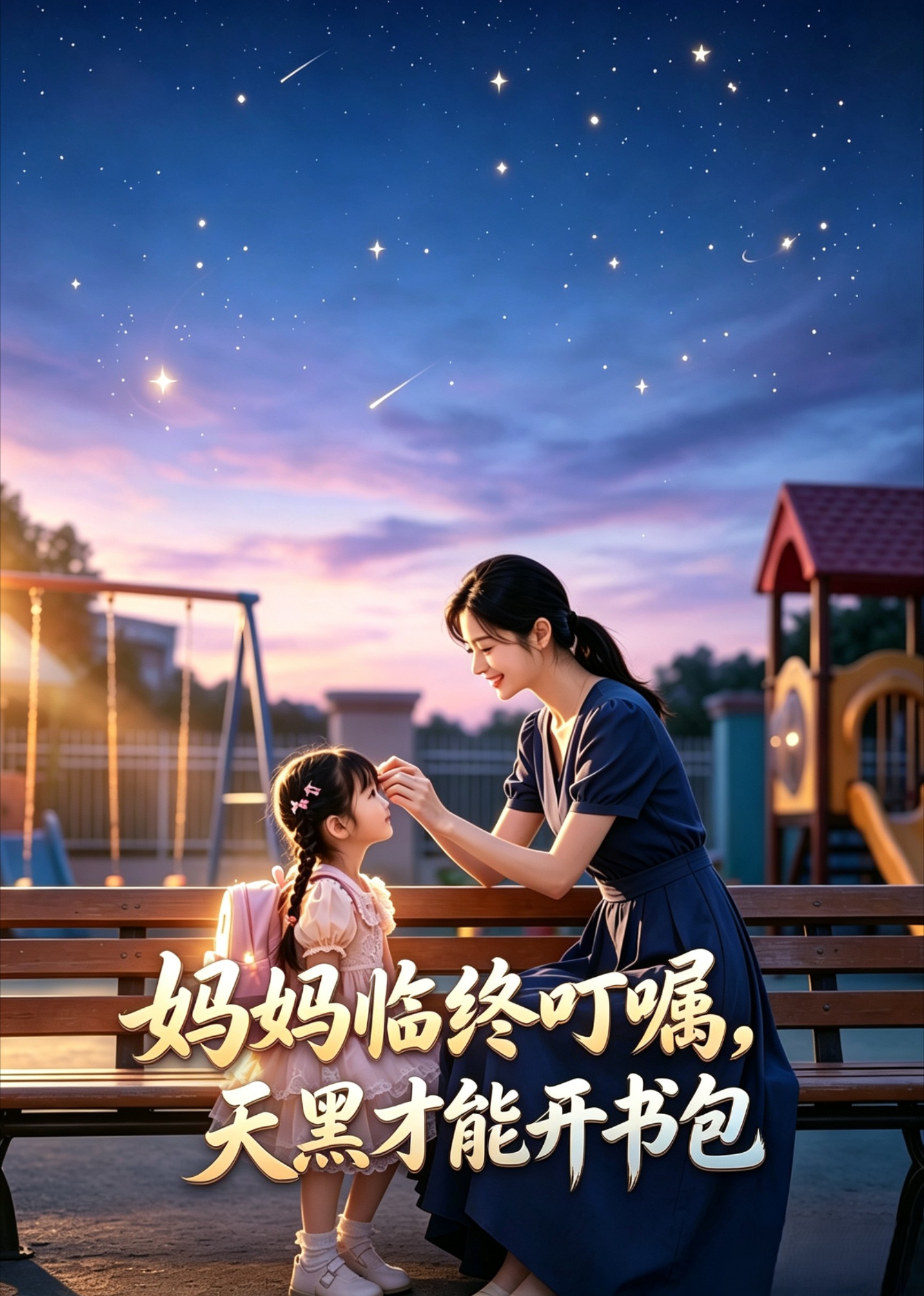 妈妈临终叮嘱，天黑才能开书包