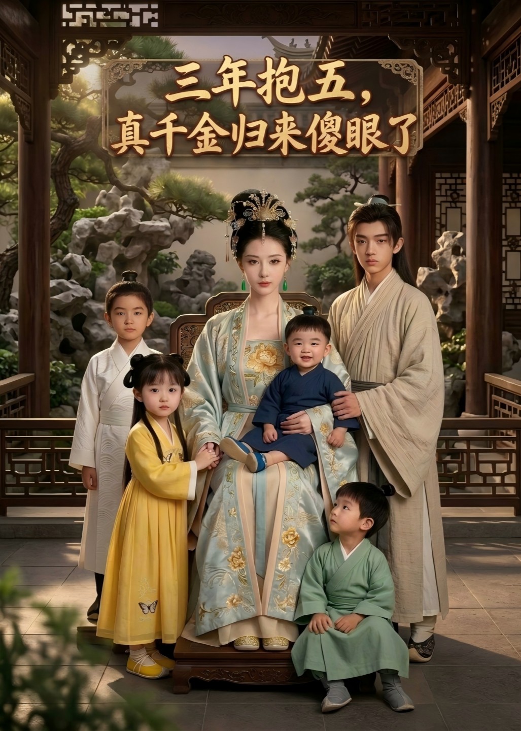 三年抱五，真千金归来傻眼了