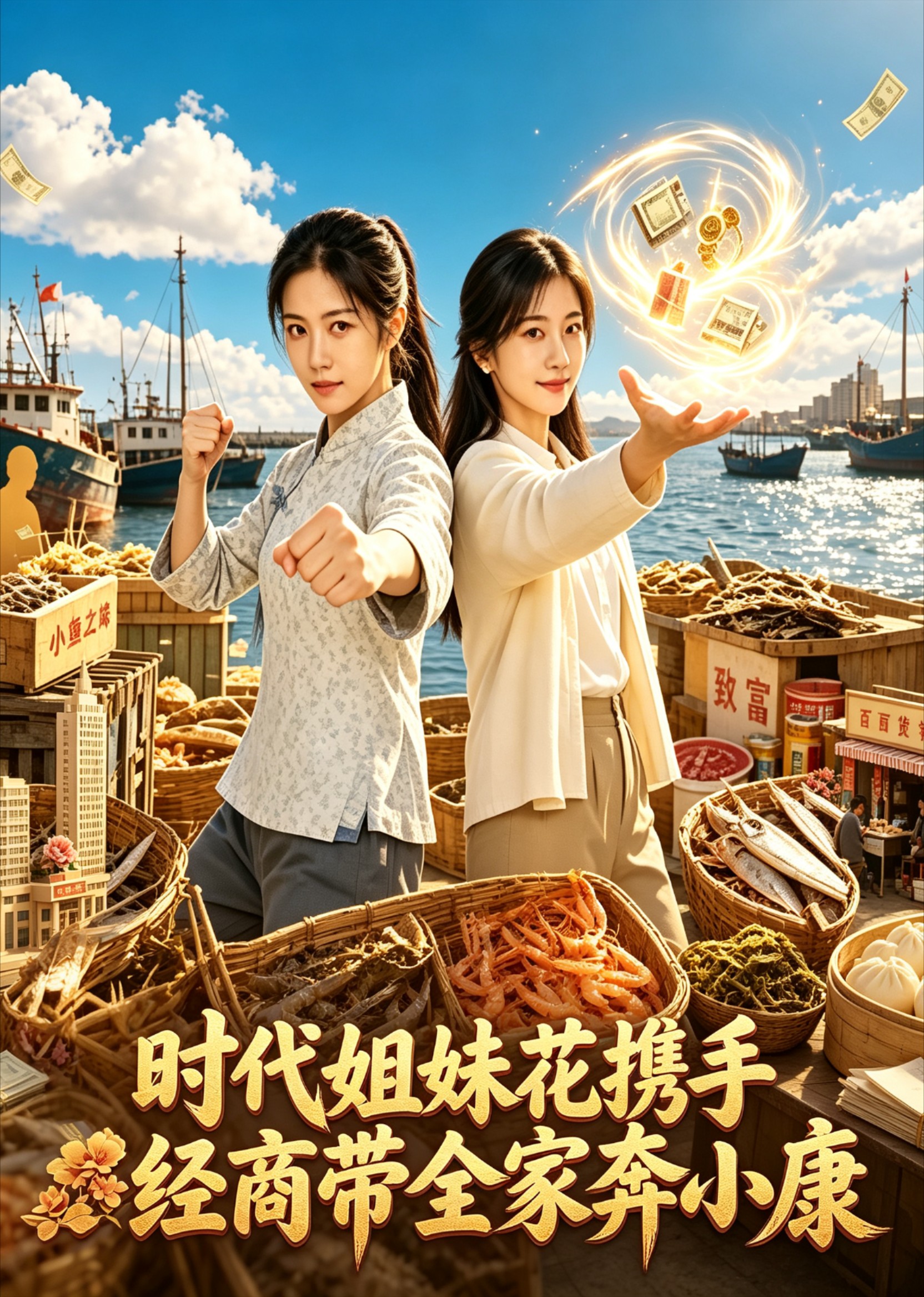 时代姐妹花携手经商带全家奔小康
