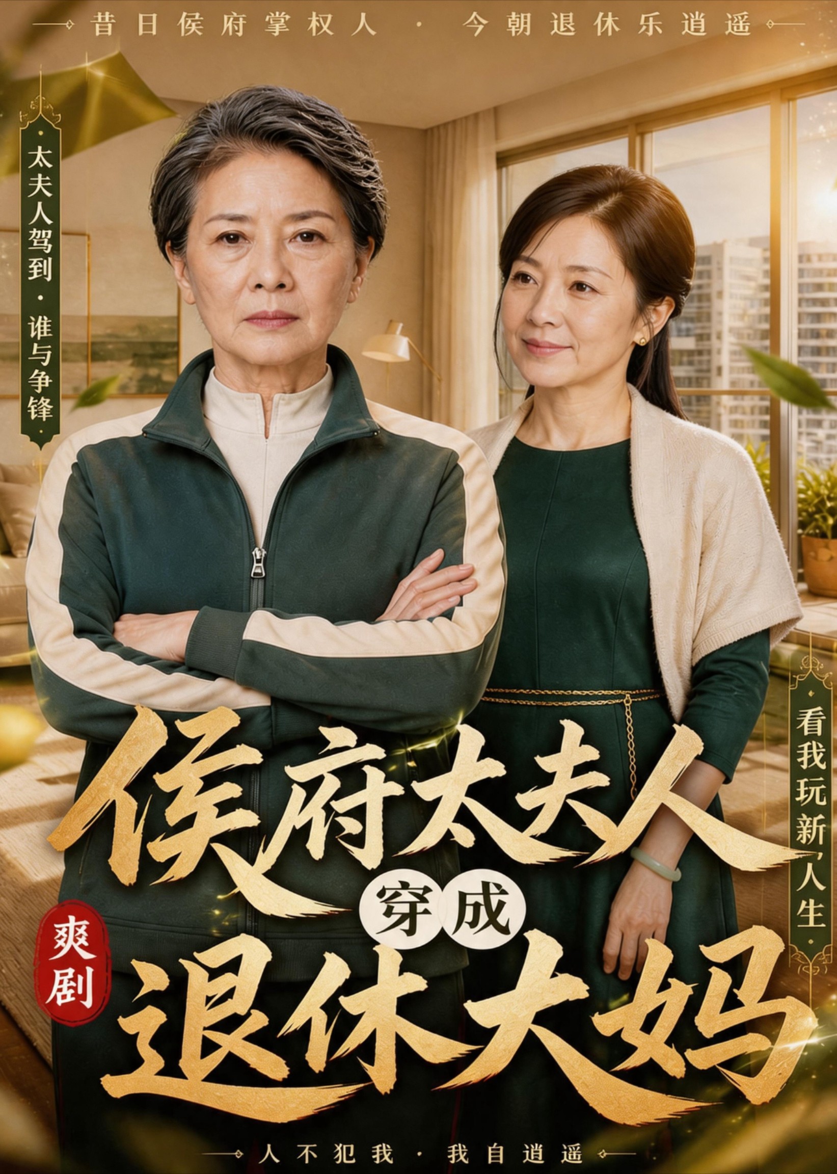 侯府太夫人穿成退休大妈