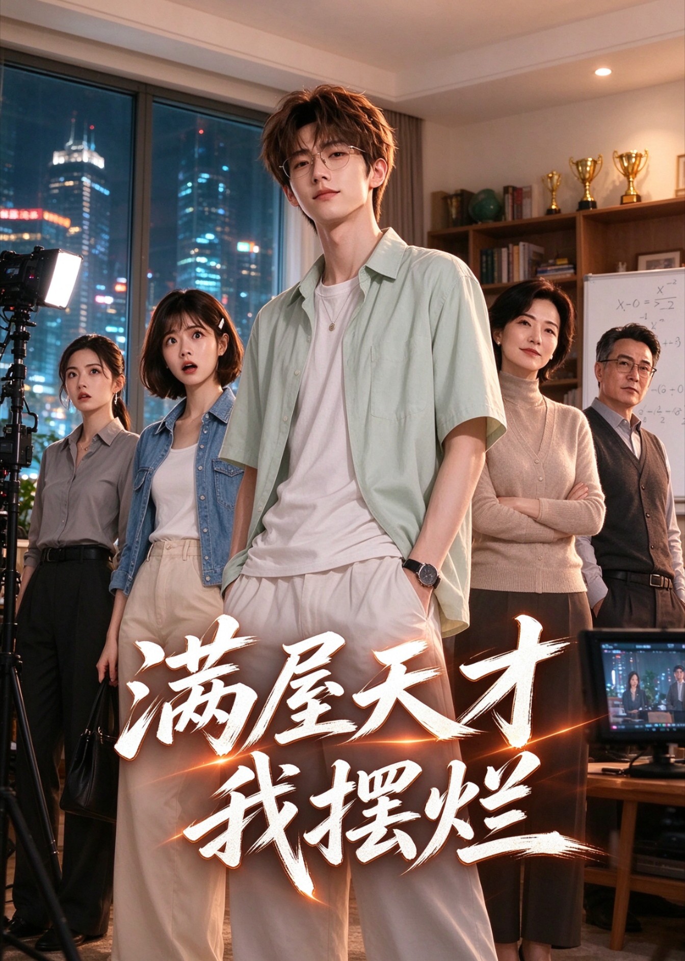 满屋天才我摆烂封面图