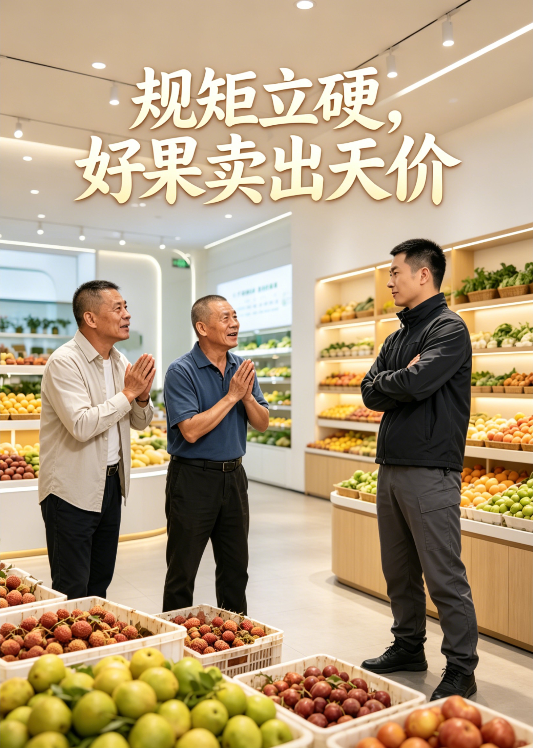 规矩立硬，好果卖出天价