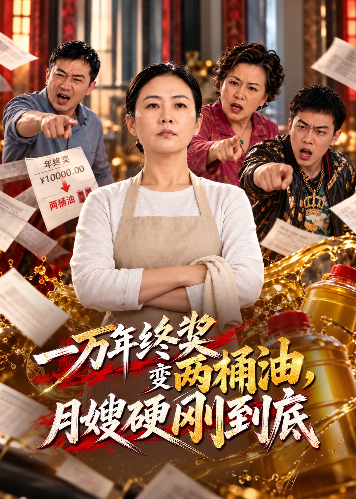 一万年终奖变两桶油，月嫂硬刚到底封面图