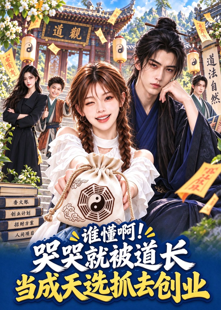 谁懂啊！哭哭就被道长当成天选抓去创业封面图