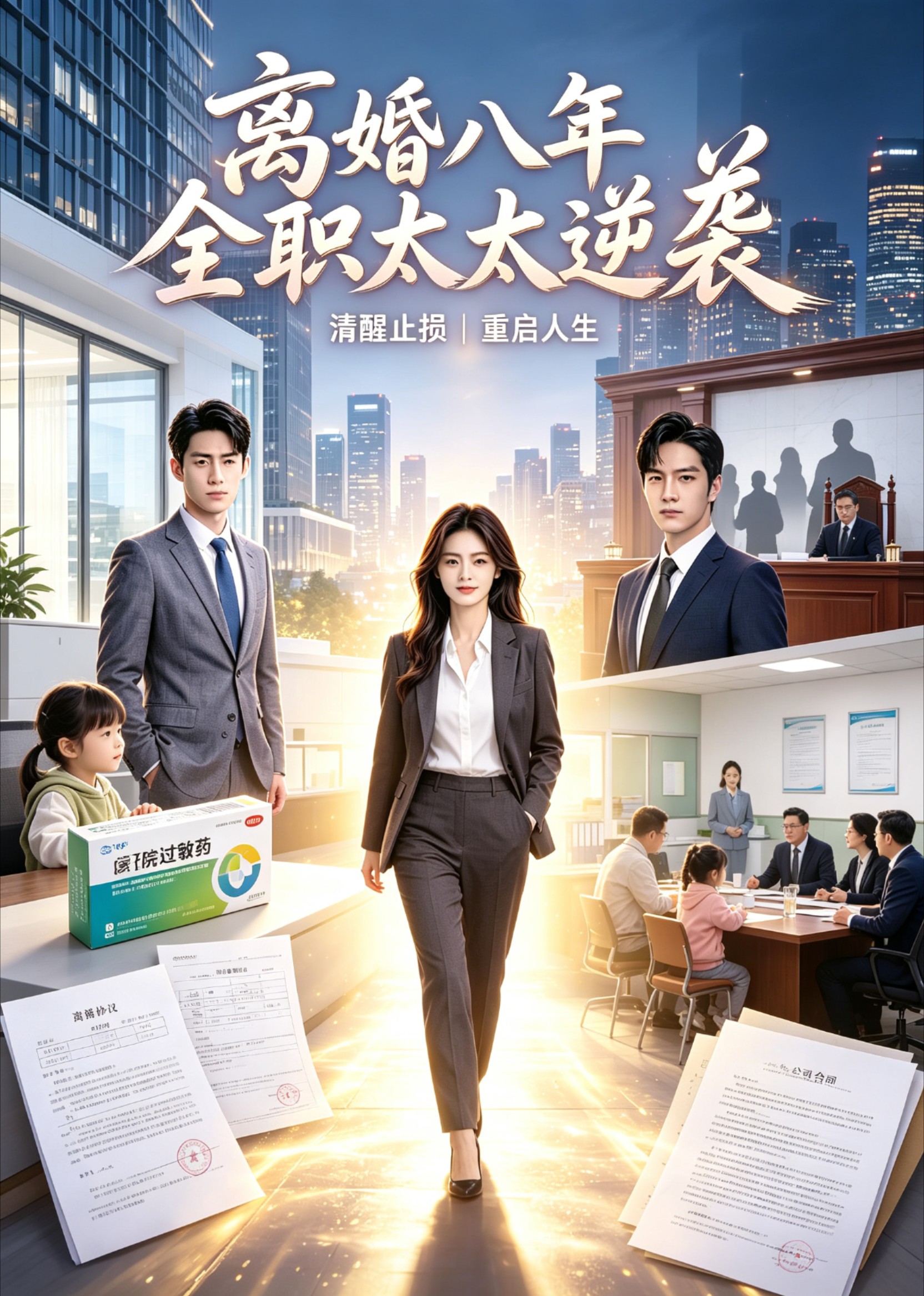 离婚八年全职太太逆袭封面图