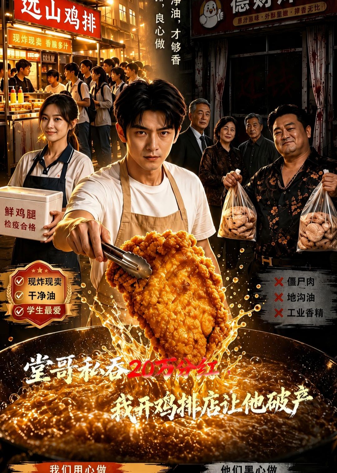 堂哥私吞20万分红，我开鸡排店让他破产