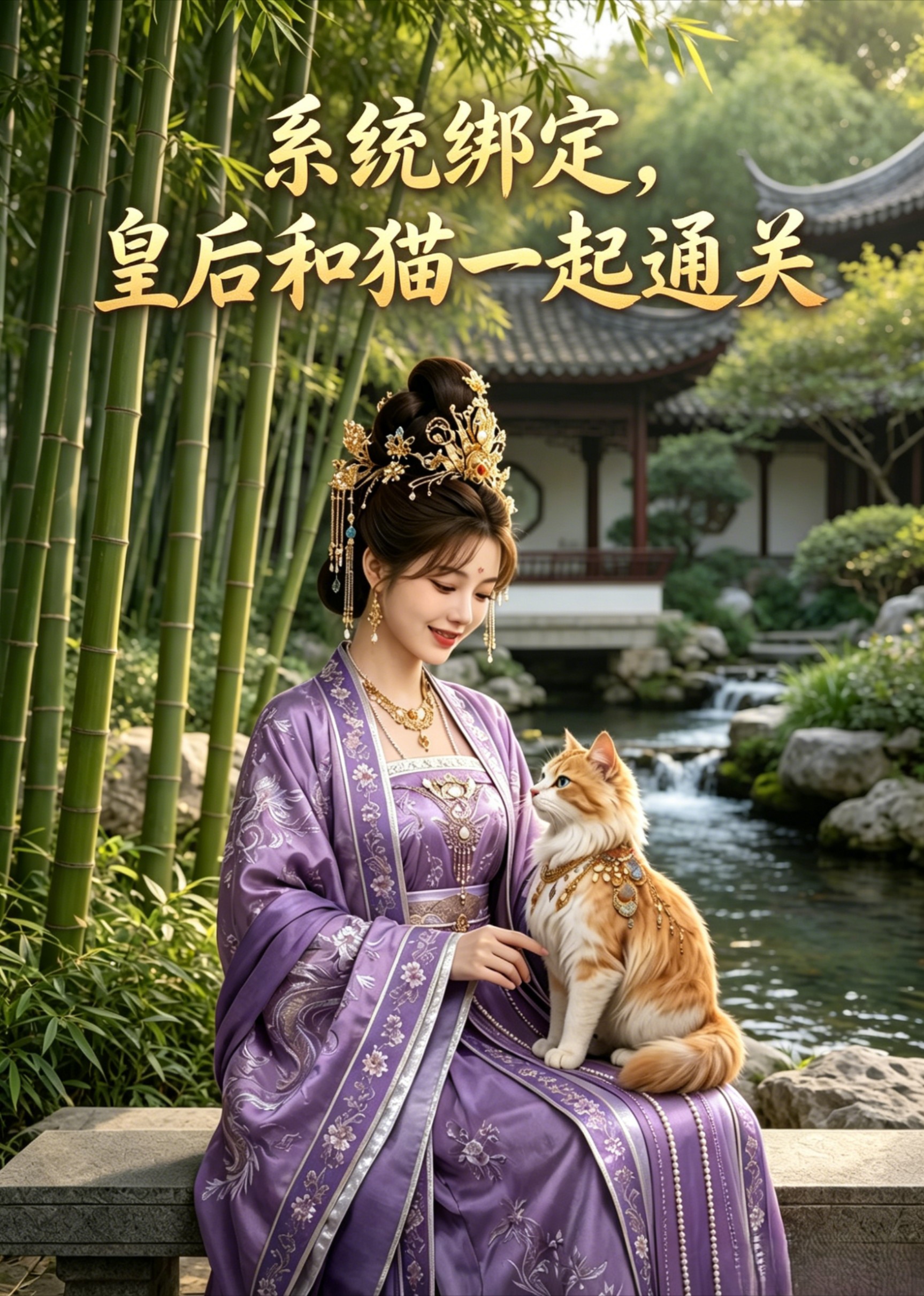 系统绑定，皇后和猫一起通关