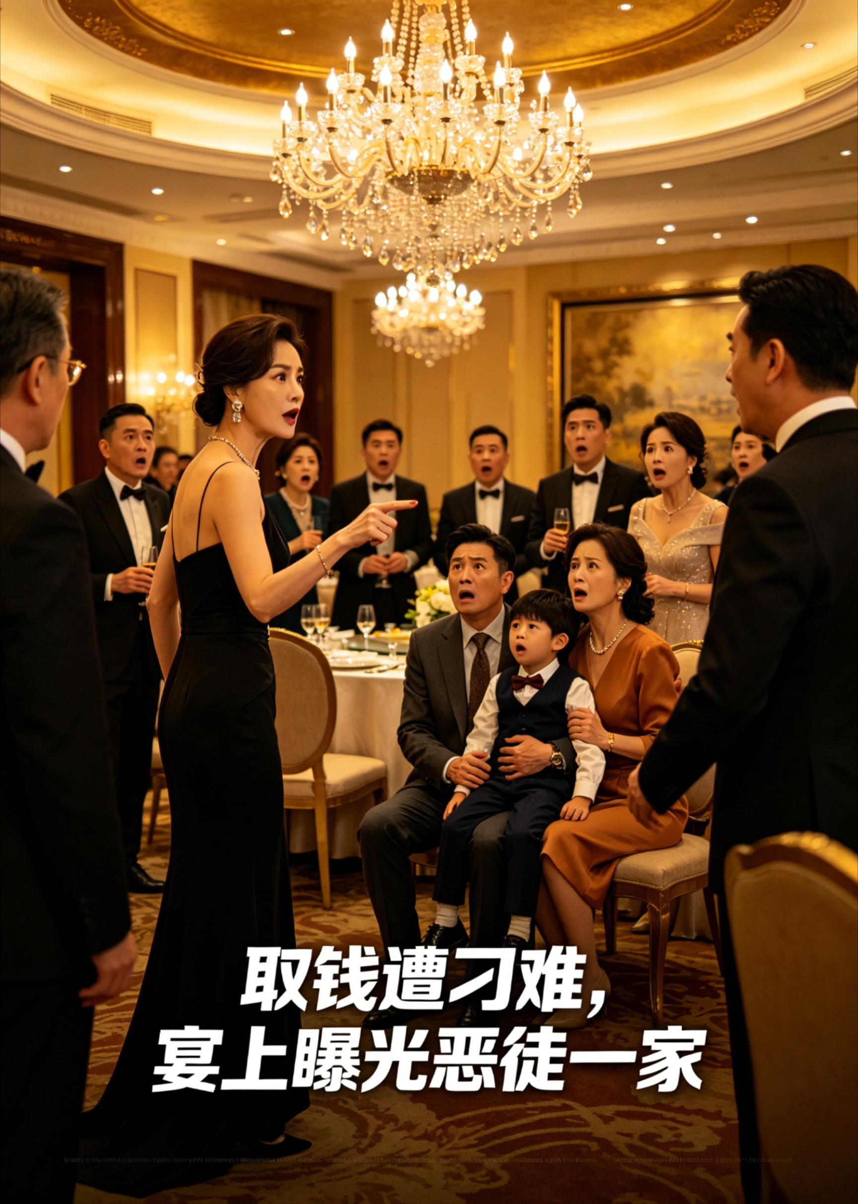 取钱遭刁难，宴上曝光恶徒一家