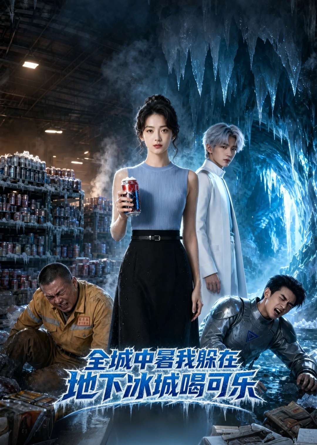 全城中暑我躲在地下冰城喝可乐