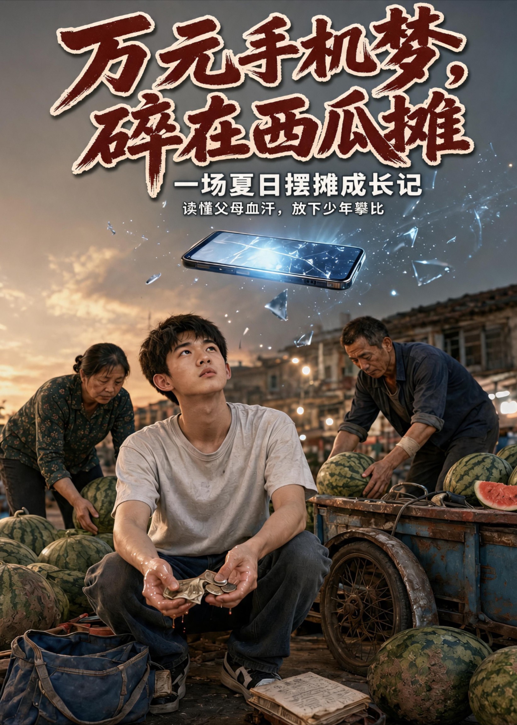 万元手机梦，碎在西瓜摊