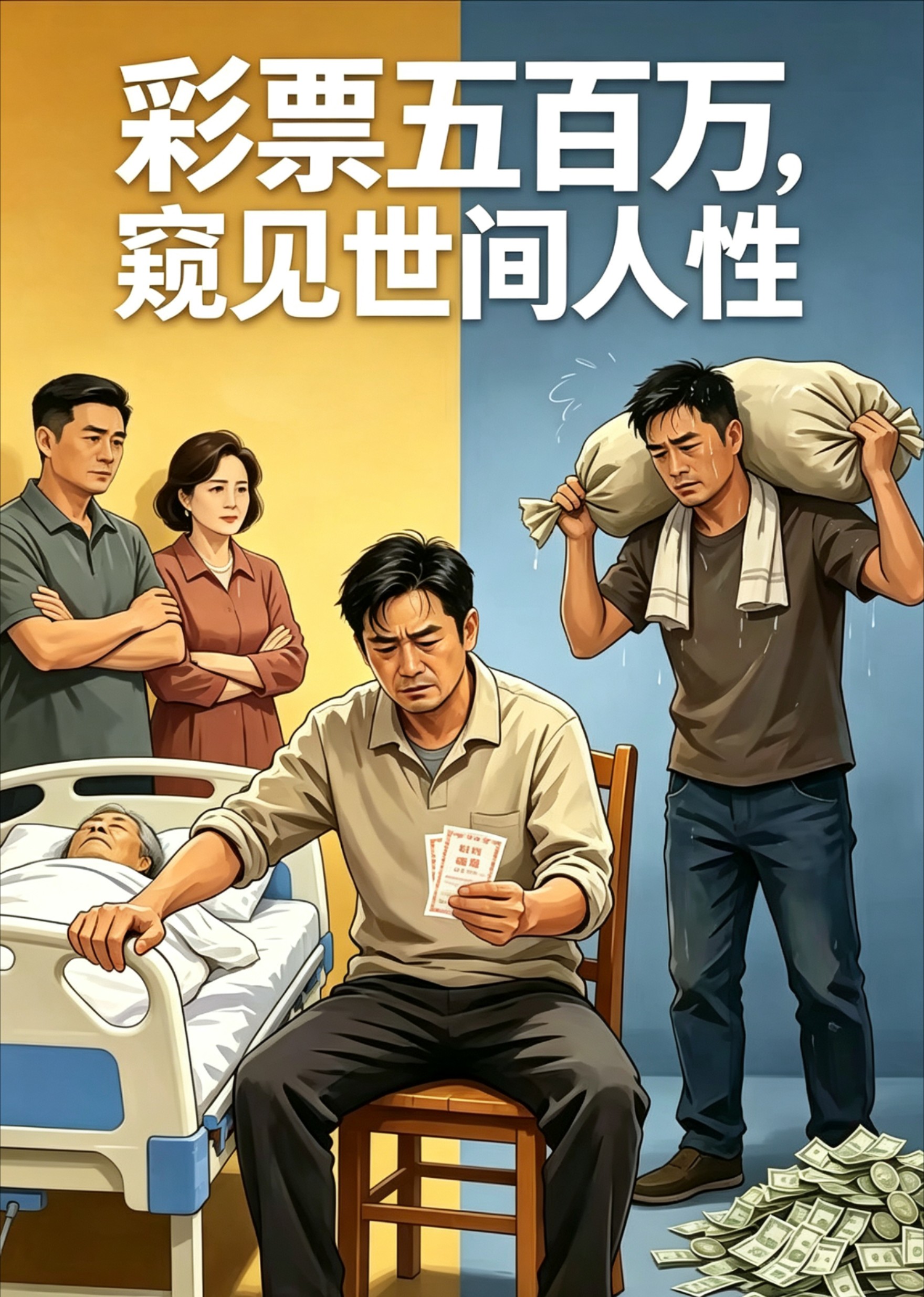 彩票五百万，窥见世间人性