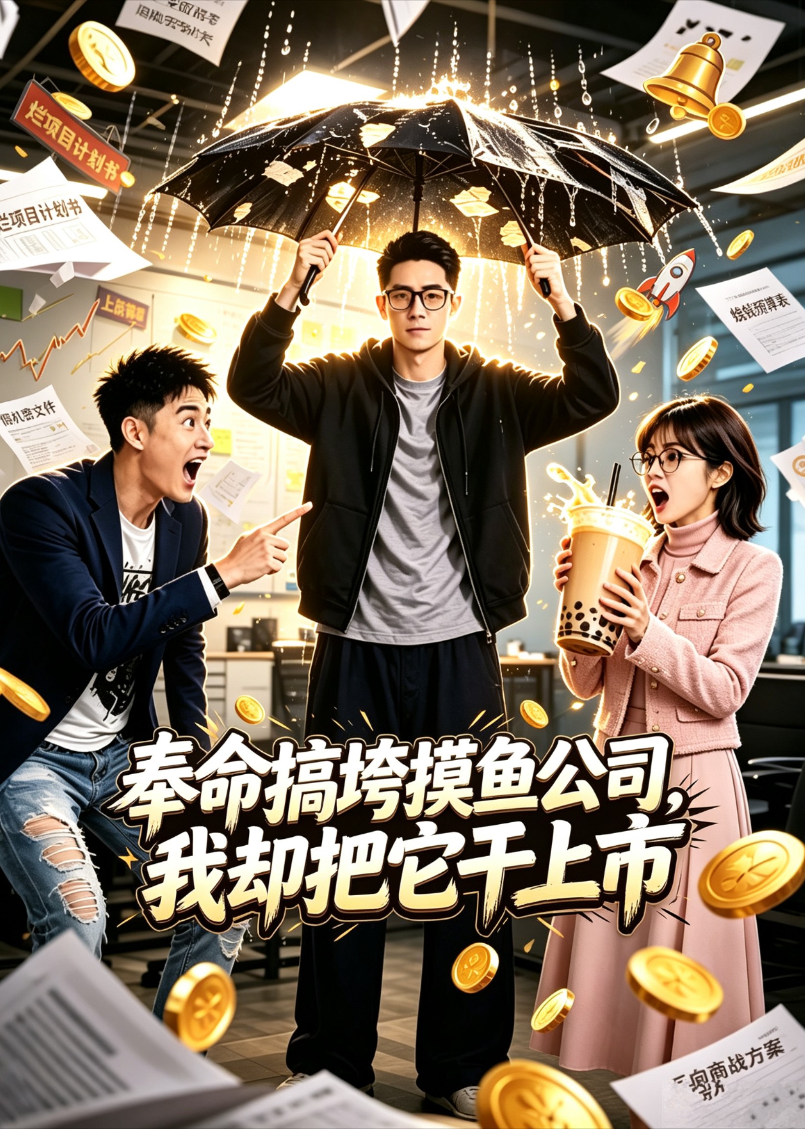 奉命搞垮摸鱼公司，我却把它干上市封面图
