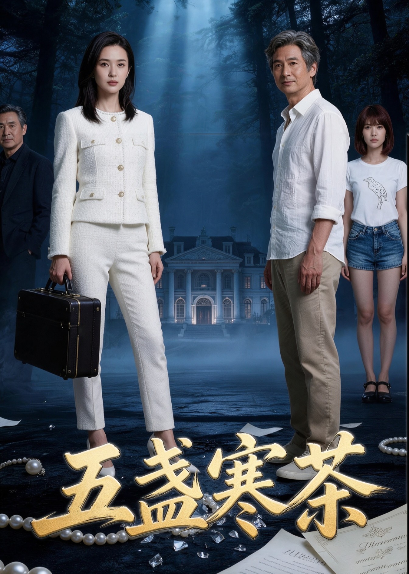 五盏寒茶