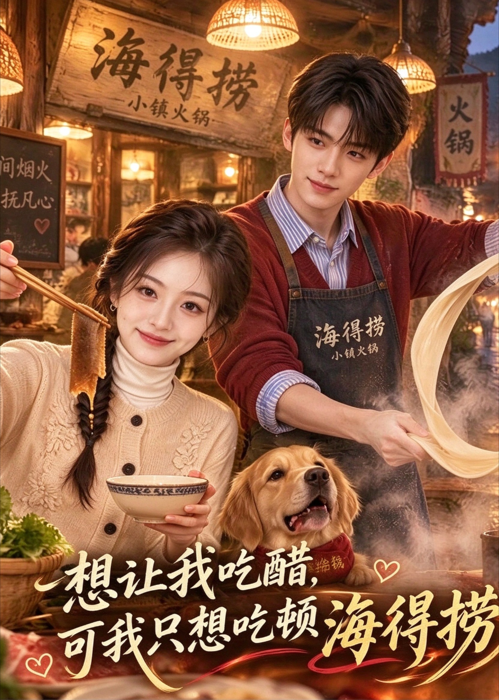 想让我吃醋，可我只想吃顿海得捞