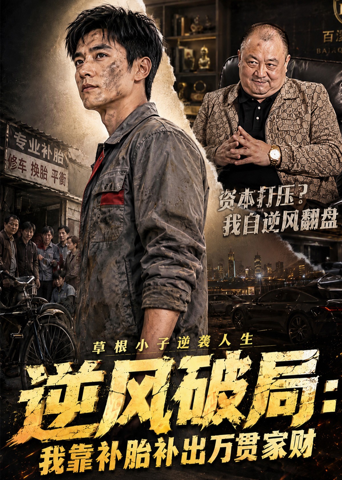 逆风破局：我靠补胎补出万贯家财封面图