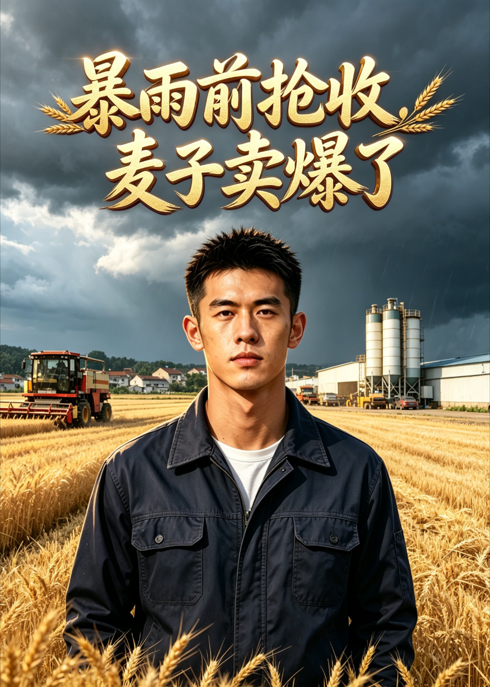 暴雨前抢收，麦子卖爆了