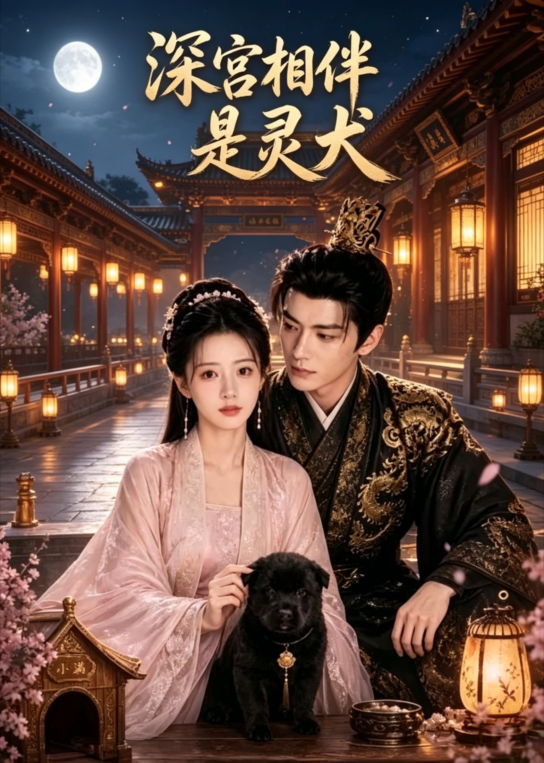 深宫相伴是灵犬